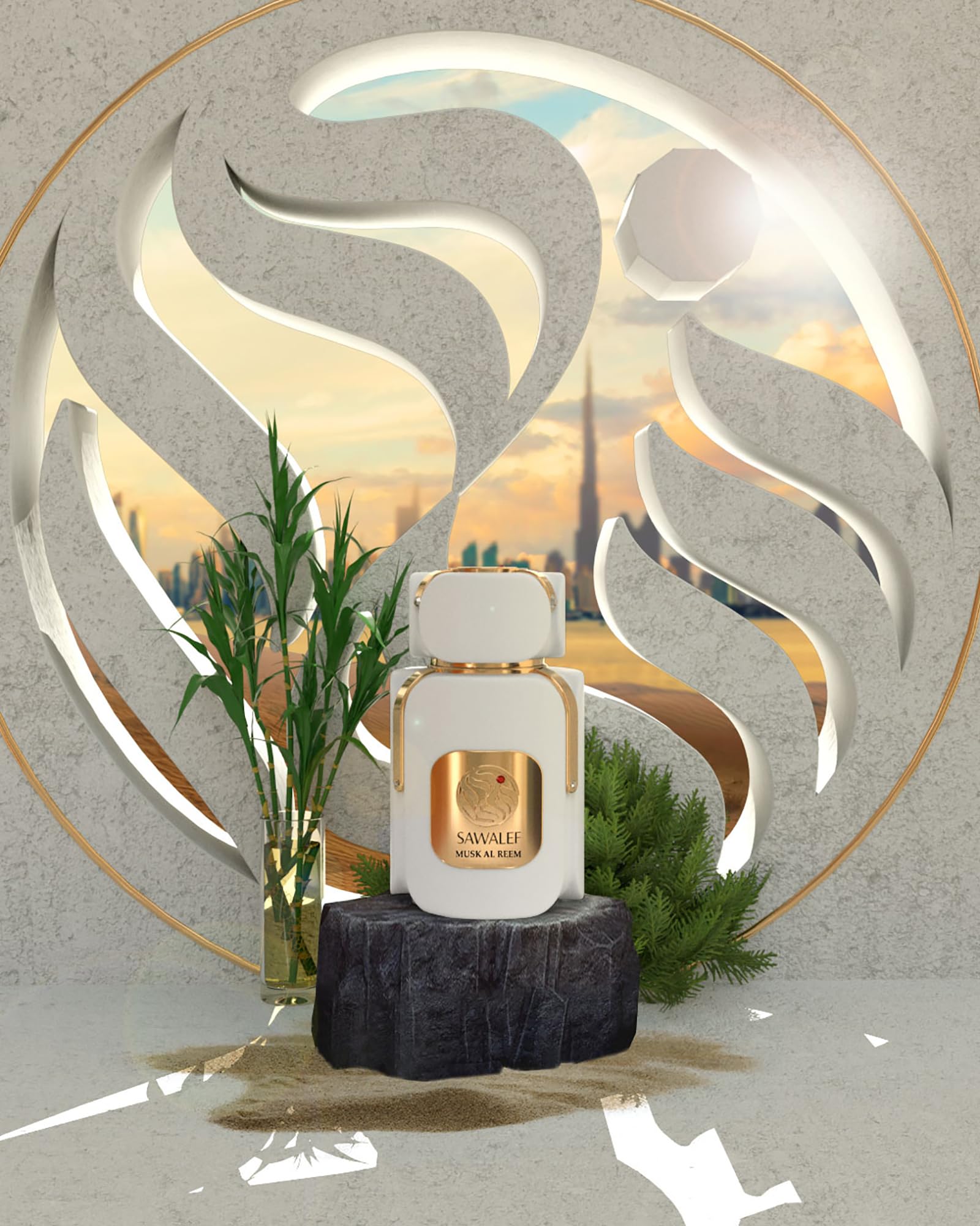Musk Al Reem By Sawalef Eau De Parfum Spray (Unisex) 27 Oz For Men
