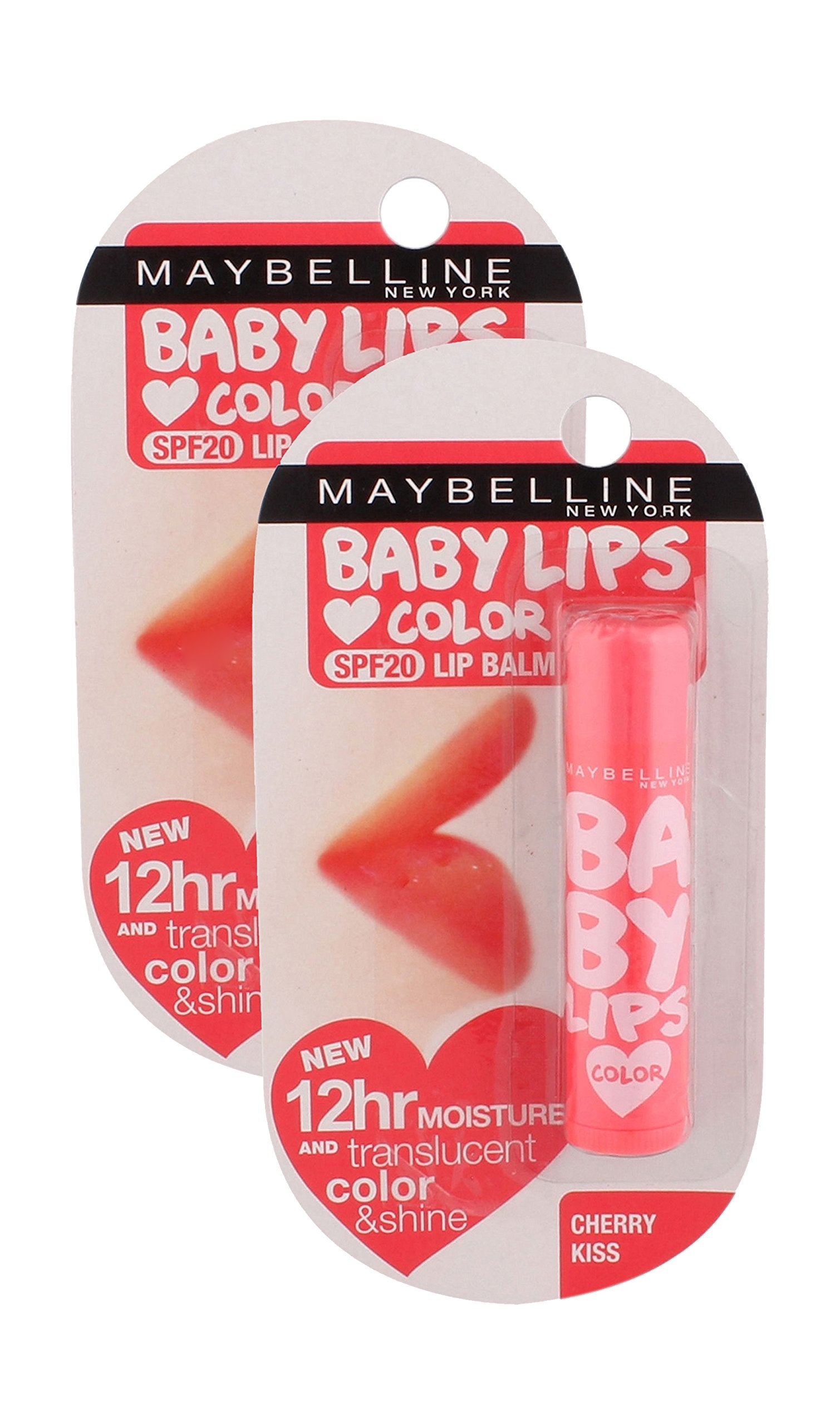 Maybelline Big Bazaar Combo  Babylips Lip Balm Cherry Kiss, 4G (Pack Of 2) Promo Pack