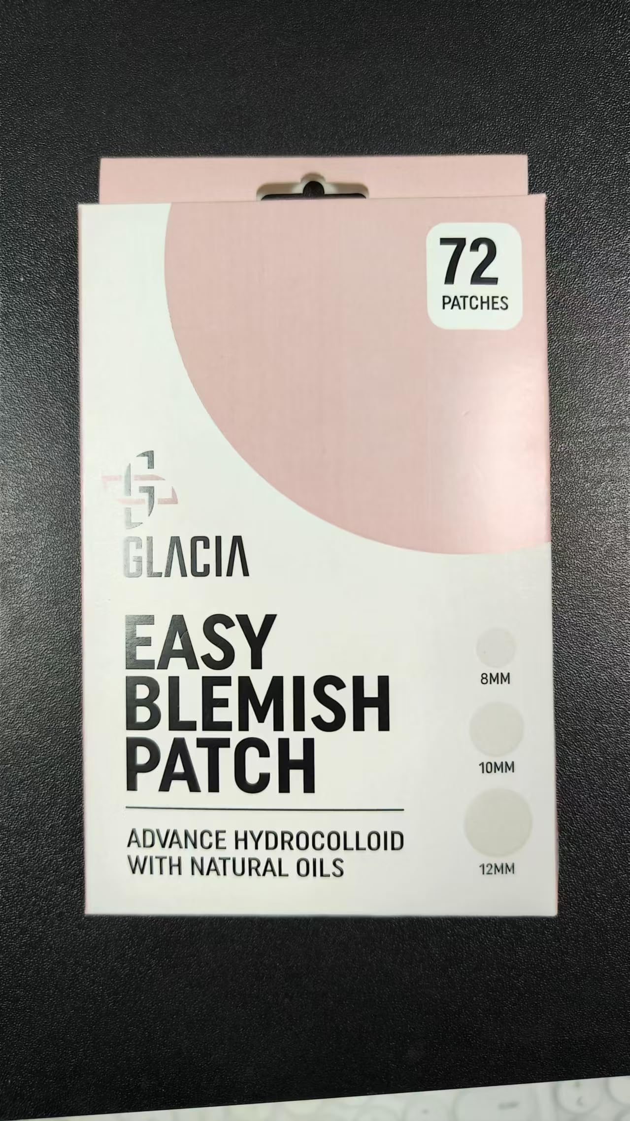 Glacia Pimple Patches for Face 72 Pack of Hydrocolloid Acne Patches for All Skin Types - Zit Patches Made With Natural Oils, Tea