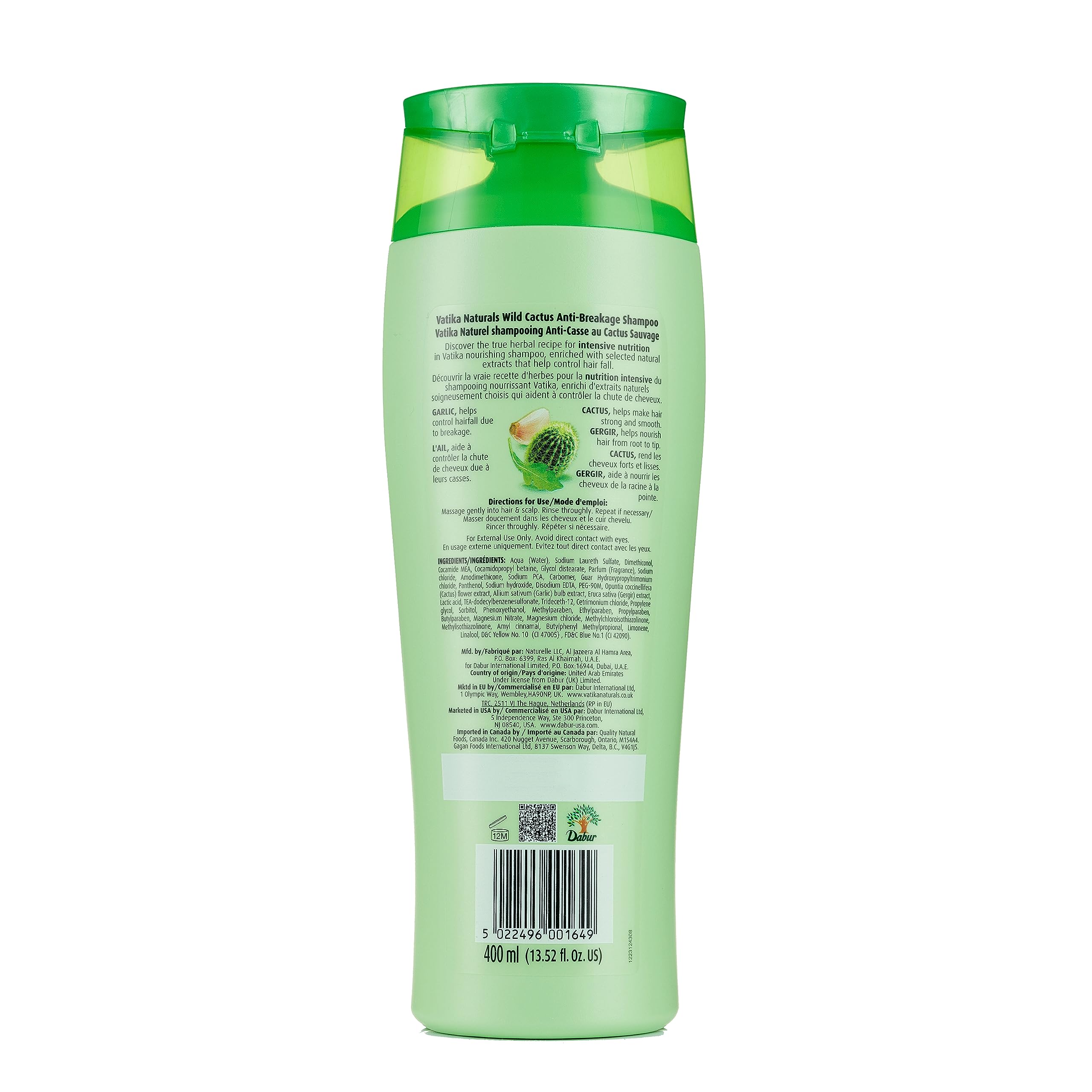 Dabur Vatika Wild Cactus Shampoo 400mL