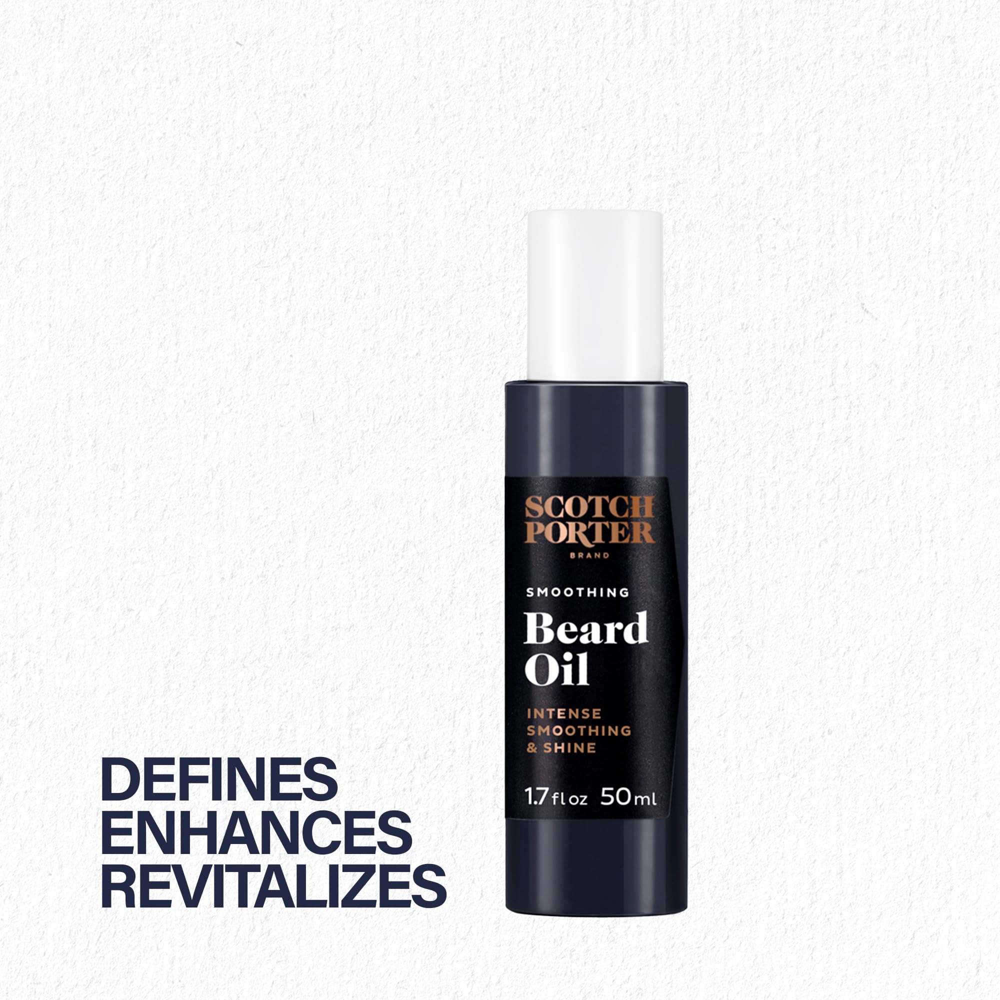 Scotch Porter Smoothing Beard Serum - Nourishing Beard Oil Seals In Moisture & Smooths Flyaways For A Frizz-Free, Fuller/Healthi