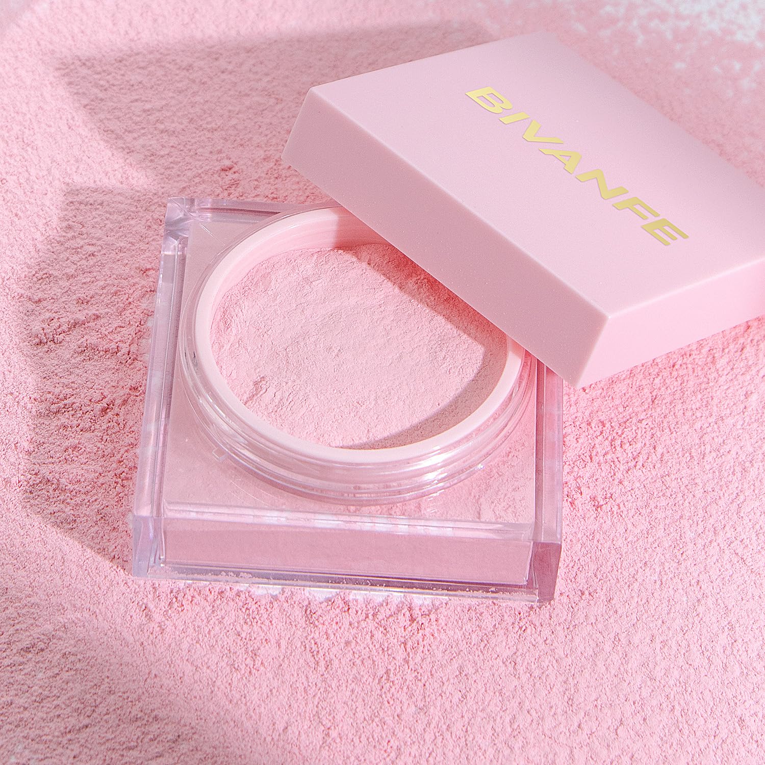 Talc Free SPF 30+ Oil Control Longwear Loose Setting Powder, Blurring Face Makeup Powder, Waterprood & Sweat Proof Setting Powde