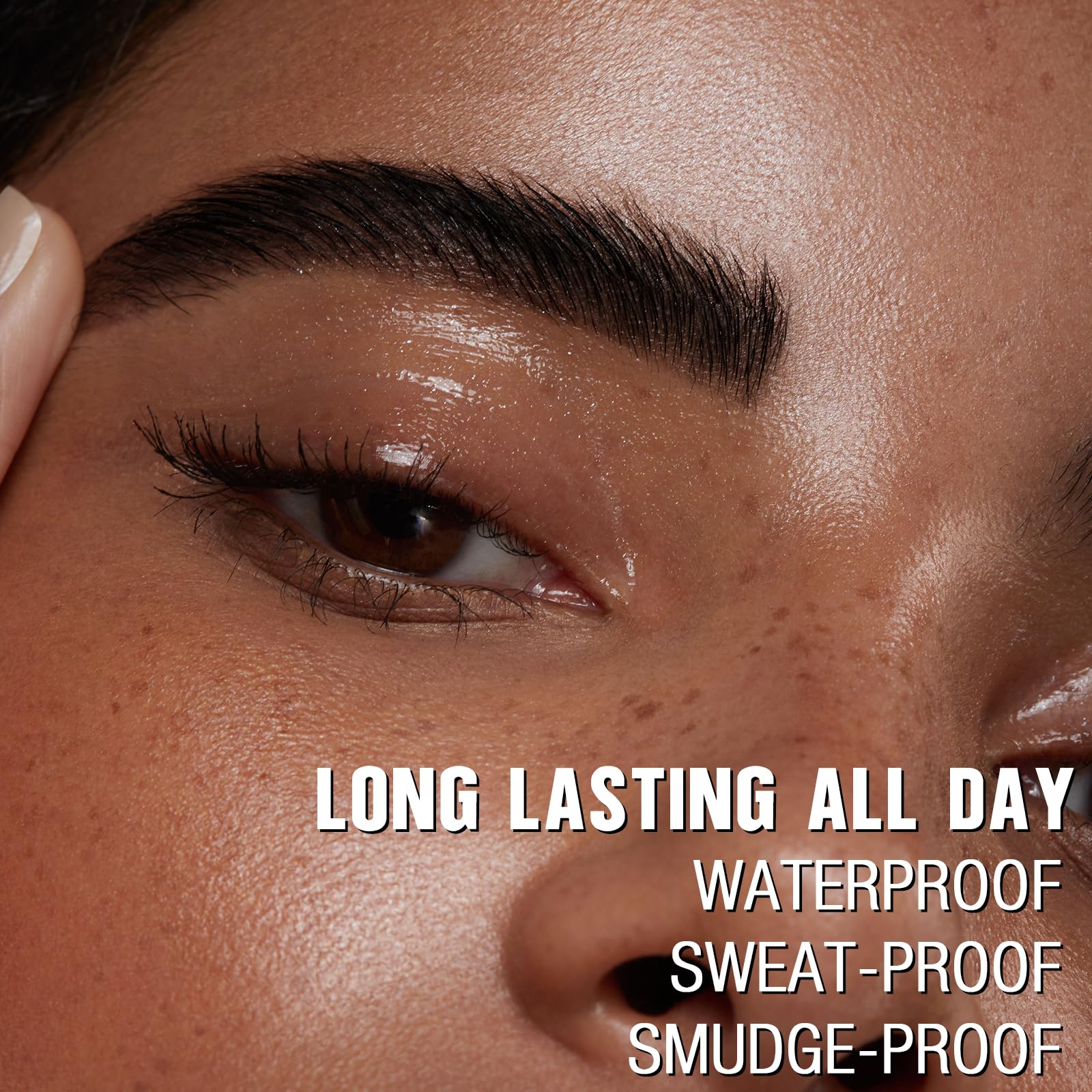Microblade Eyebrow Pen, Waterproof Eyebrow Pencil Black Brow 4 Fork Tip Pencil, Liquid Thin Eyebrow Pen Long Lasting That Looks