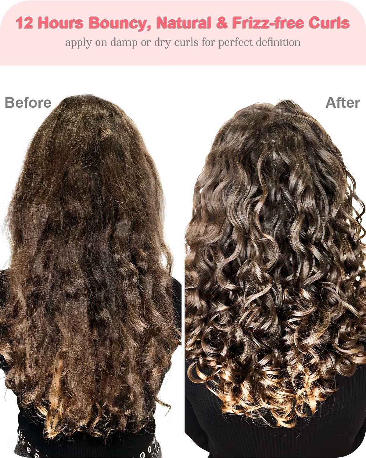 Hair Styling Cream, 4-In-1 Styling Cream for Flyaways, Add Shine Slick Back Hair Products, Non-greasy Hair Smoothing Cream, No W