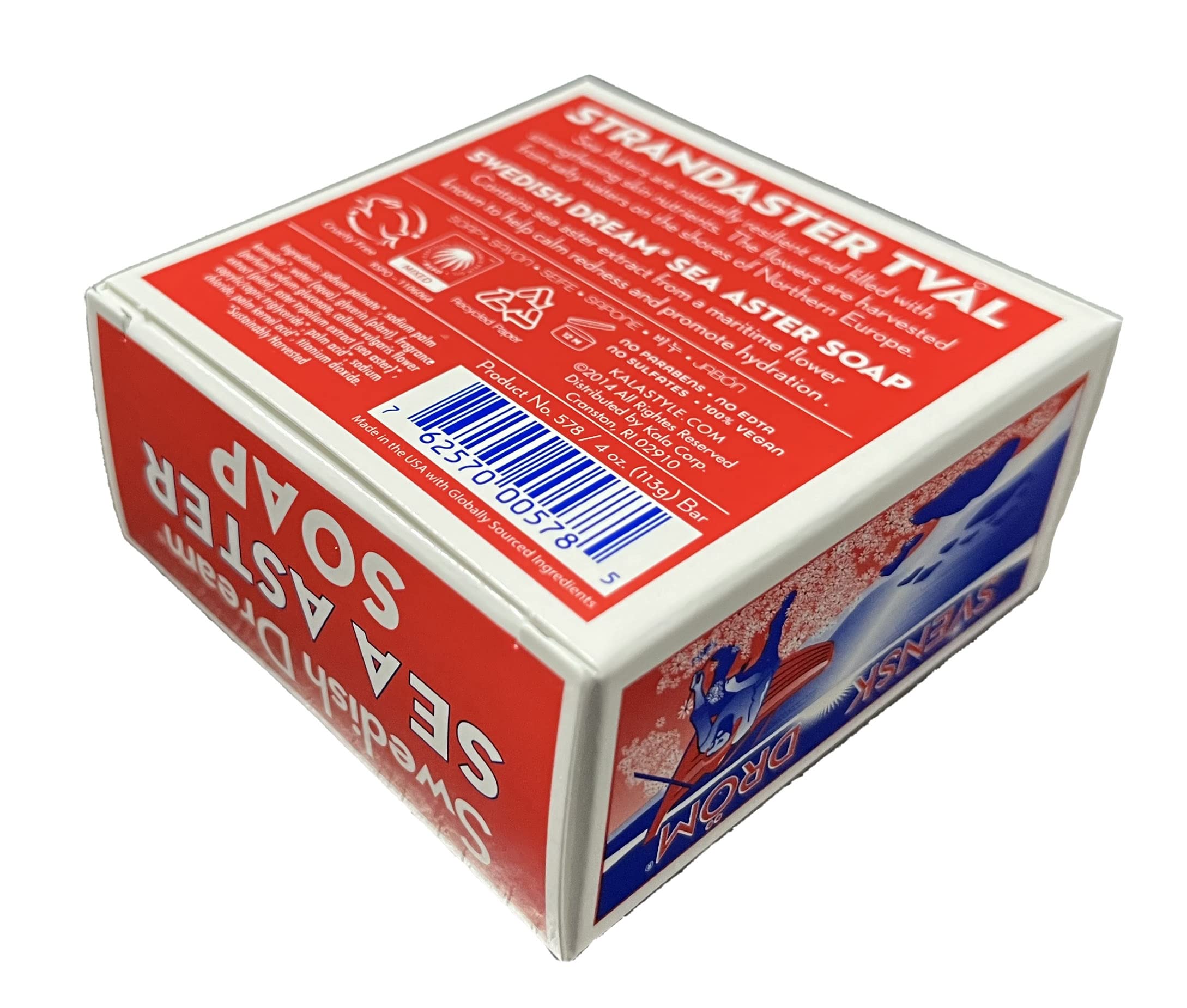 Swedish Dream Sea Aster Invigorating Bath Soap - Pack Of 4