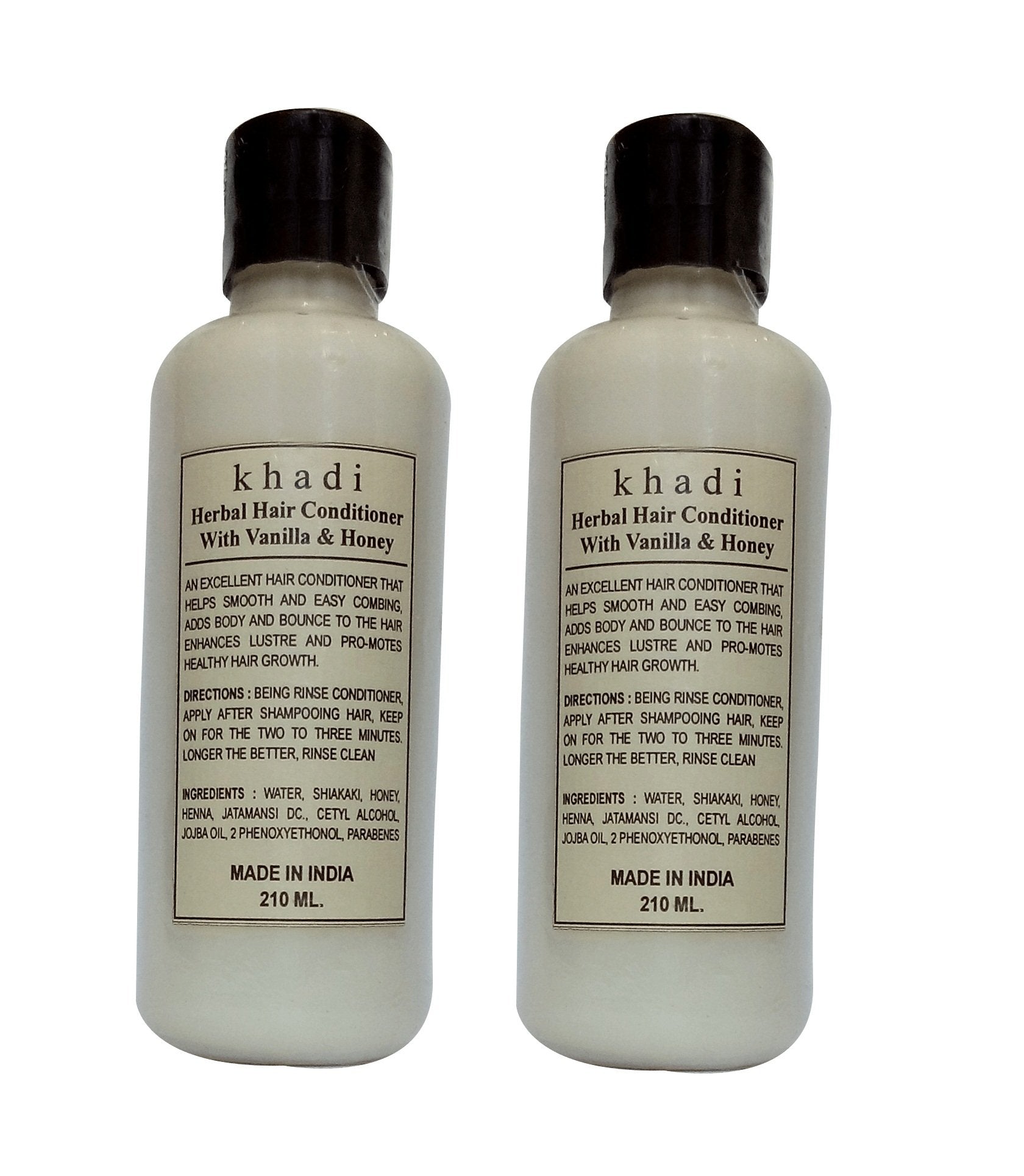 Herbigiri Khadi Herbal Honey & Vanilla Hair Conditioner | Creamy Herbal Conditioner For Soft, Smooth & Manageable Hair | Made In