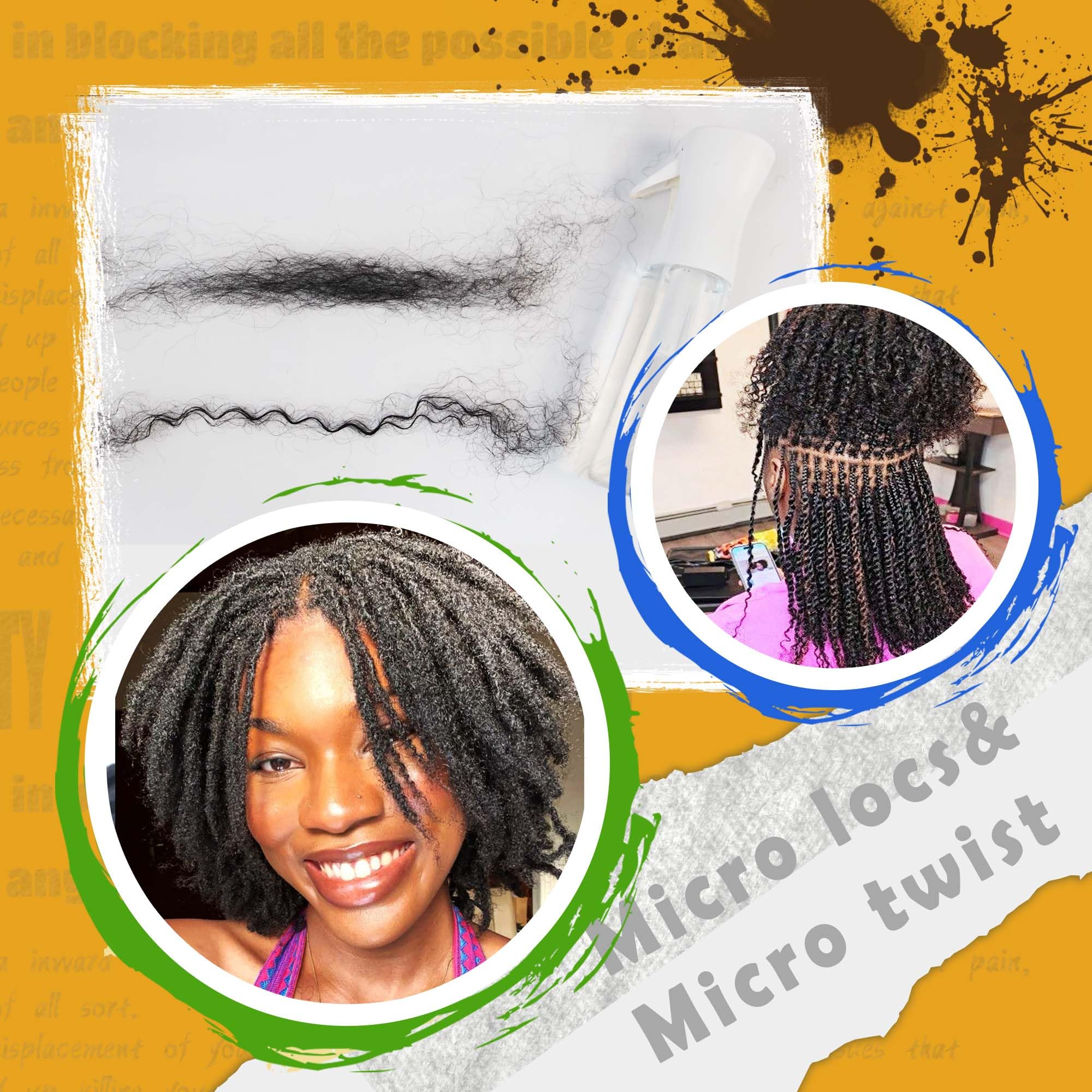 12 Inch MAYTSING Afro Kinkys Bulk Human Hair for Dreadlock Extensions, Micro Locs, Micro Twist, Repair Locs or Braiding 1oz/ 30