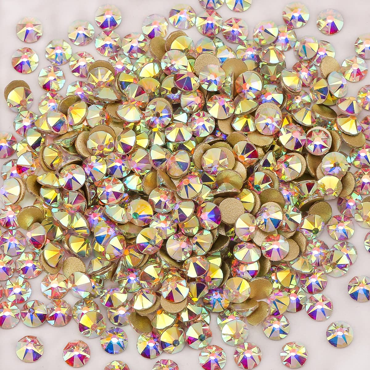 Rhinestones 16 Cut Non Hotfix Flatback Rhinestones for Crafts Glass Nail Rhinestones Nail Gems Crystals Rhinestones for Makeup B