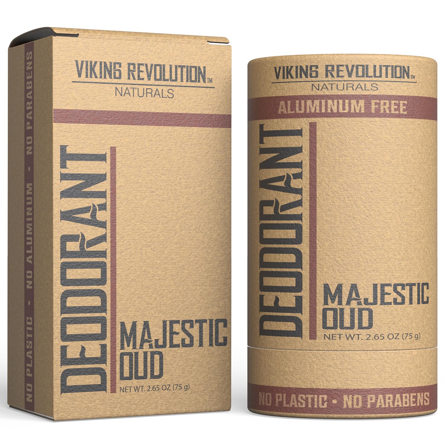 Viking Revolution Majestic Oud Deodorant For Men - Deodorant Men Aluminum Free With Shea Butter And Tapioca Starch - Mens Deodor