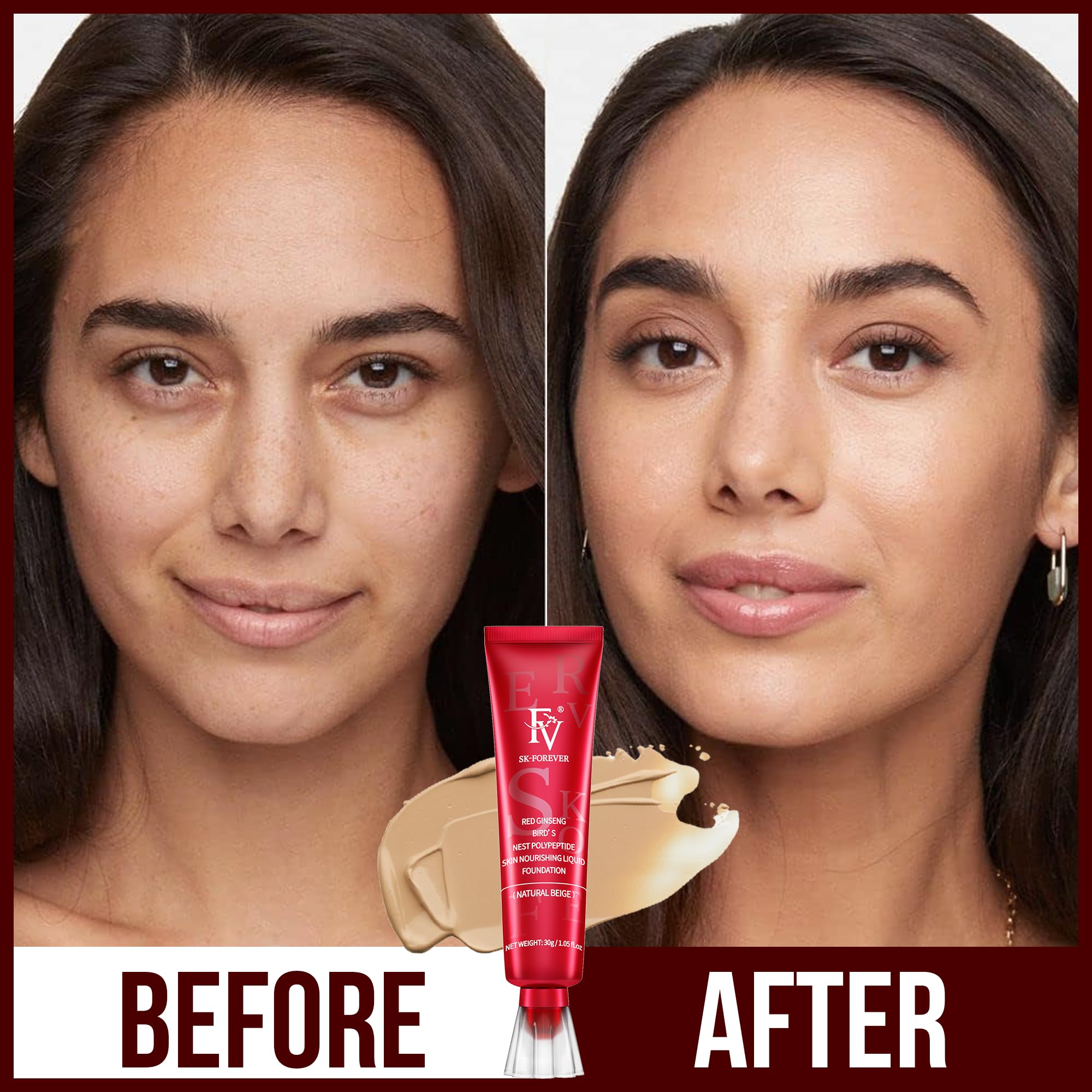 Fv Waterproof Foundation With Medium Coverage, Oil-Free & Long Lasting, Lightweight, Matte Foundation For Oily/Normal Skin, Swea