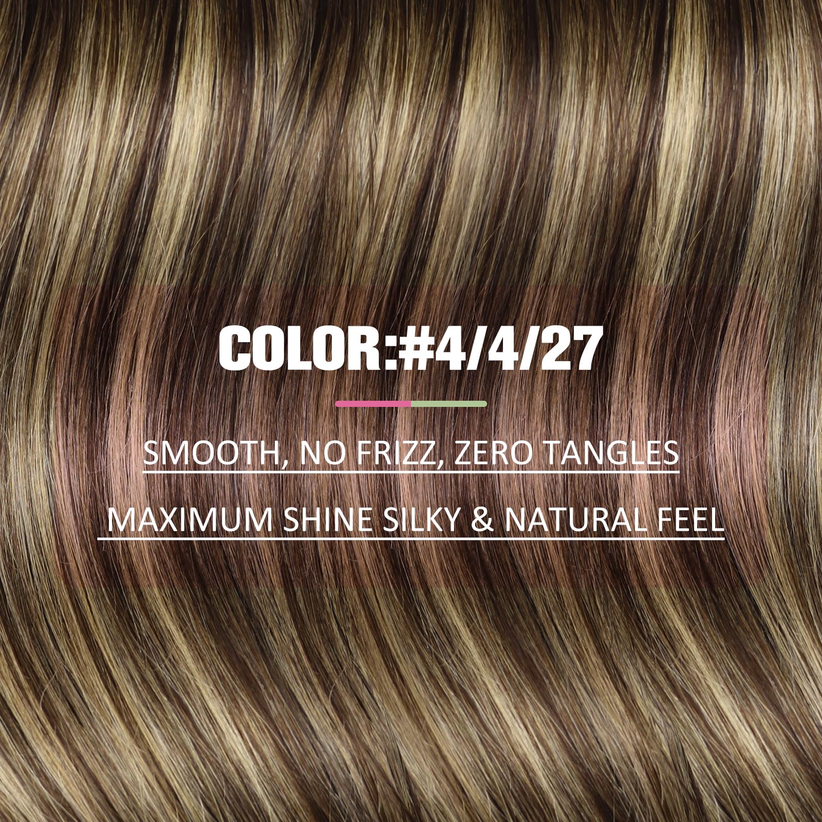 YoungSee Human Hair Tape in Extensions Brown Balayage Hair Extensions Real Human Hair Tape in 16 Inch Dark Brown Ombre Blonde Ha