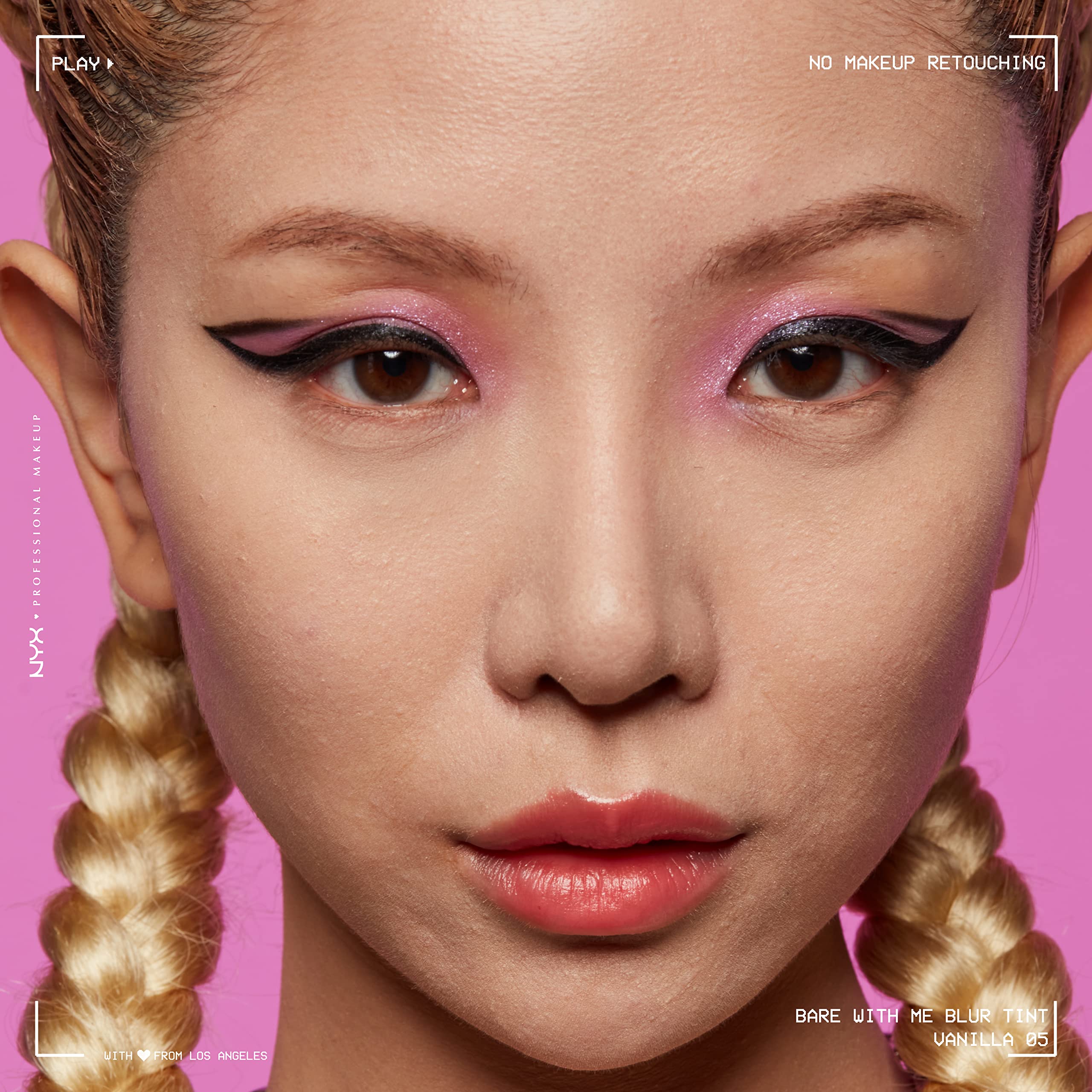 Nyx Professional Makeup Bare With Me Blur Skin Tint Foundation Make Up With Matcha, Glycerin & Niacinamide - Vanilla