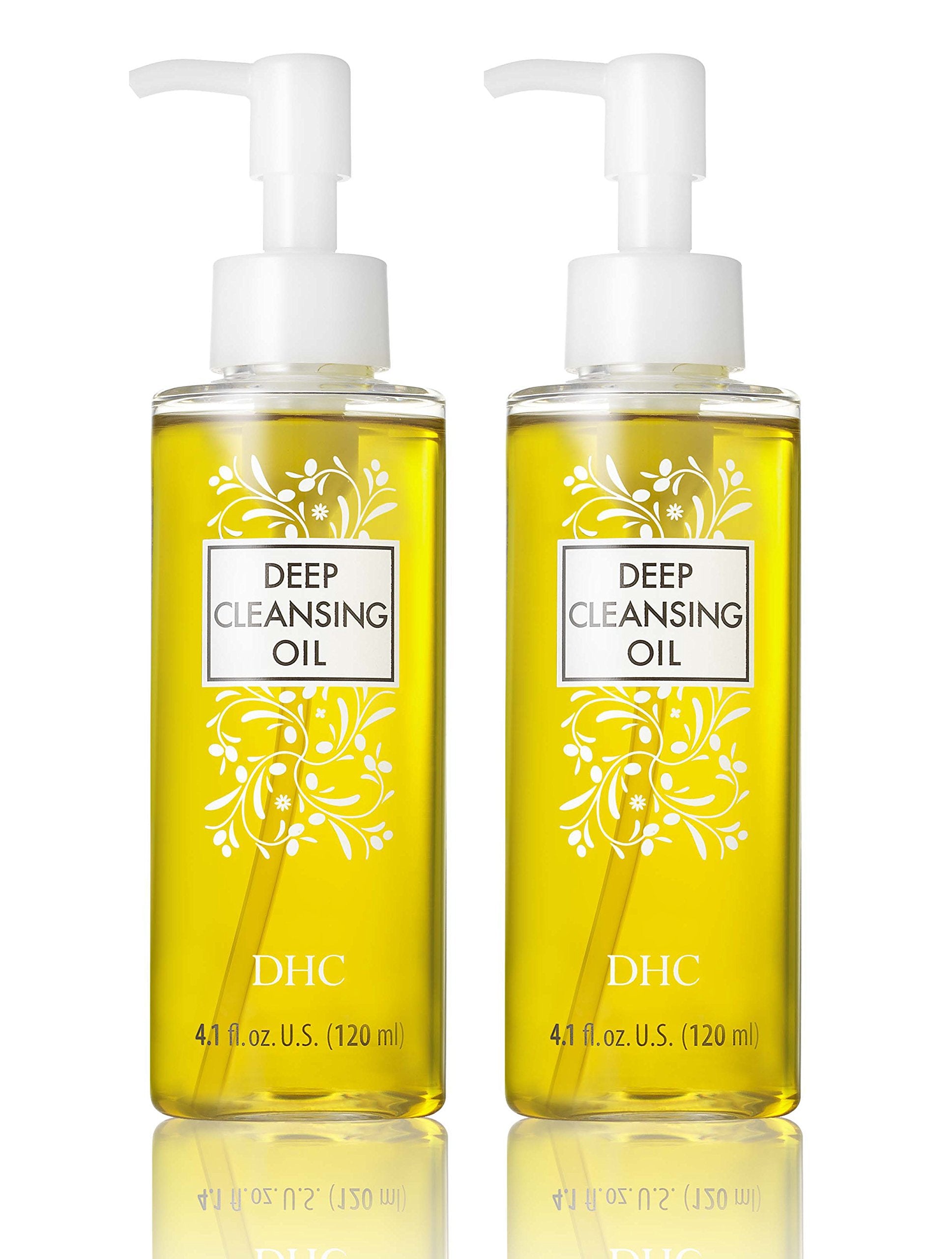 DHC Deep Cleansing Oil Medium 2 pack, Facial Cleansing Oil, Makeup Remover, Cleanses without Clogging Pores, Residue-Free, Fragr