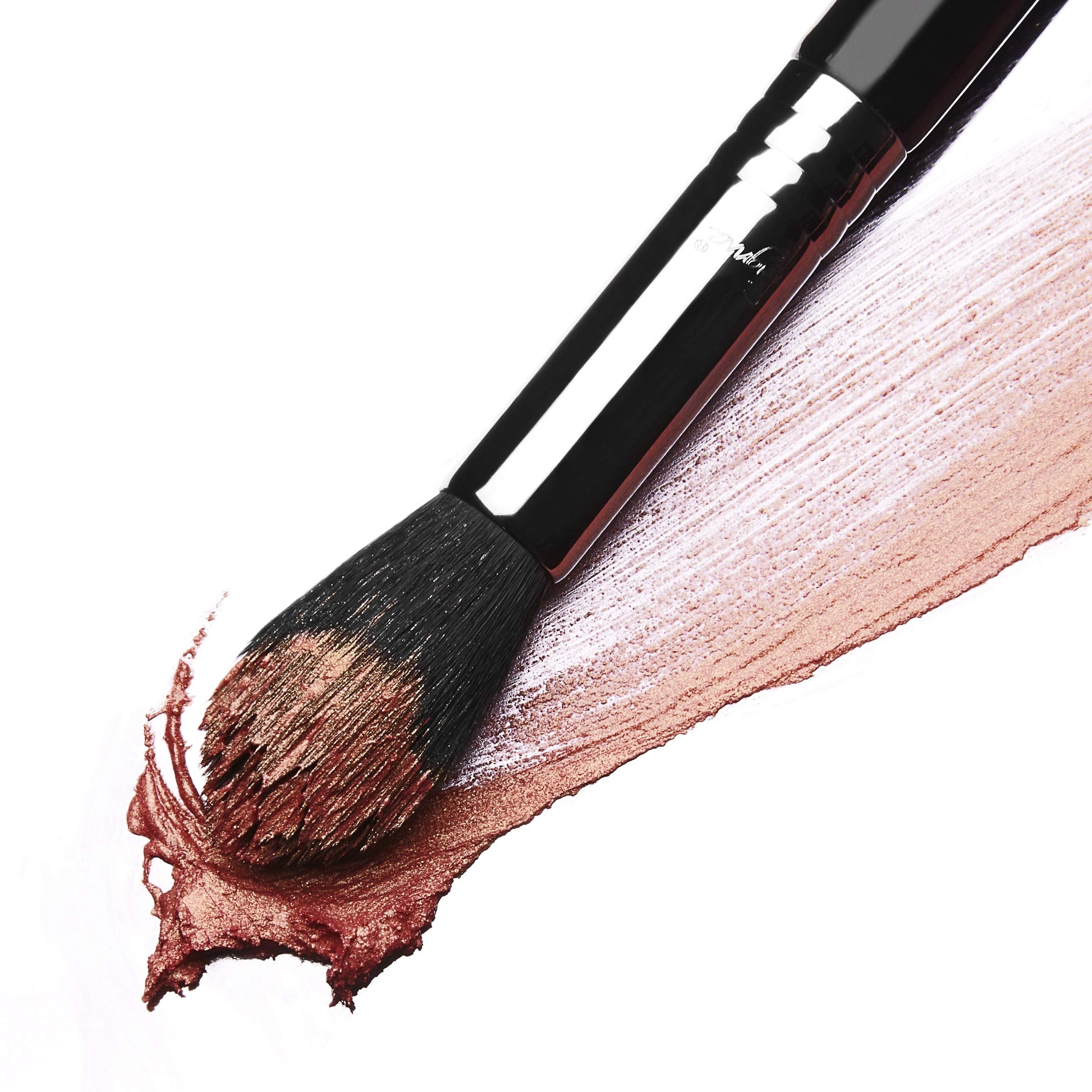 Sigma Beauty Professional F35 Tapered Highlighter Synthetic Face Makeup Brush With Sigmatech Fibers For Highlighting And Contour