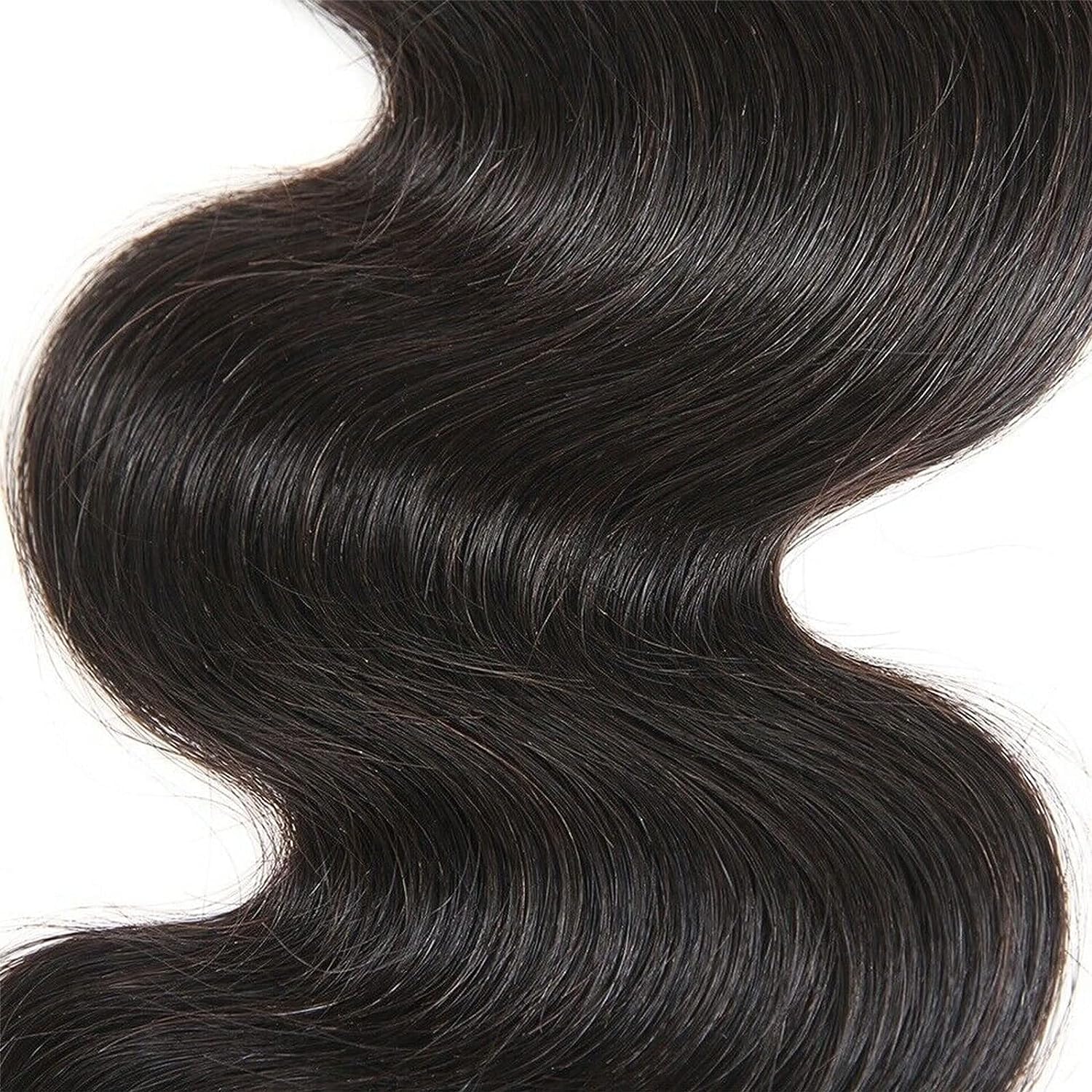 Hswpawk 12A Human Hair Bundles Body Wave 28 Inch One Bundle 100% Unprocessed Brazilian Virgin Body Wave Bundles Human Hair Natur