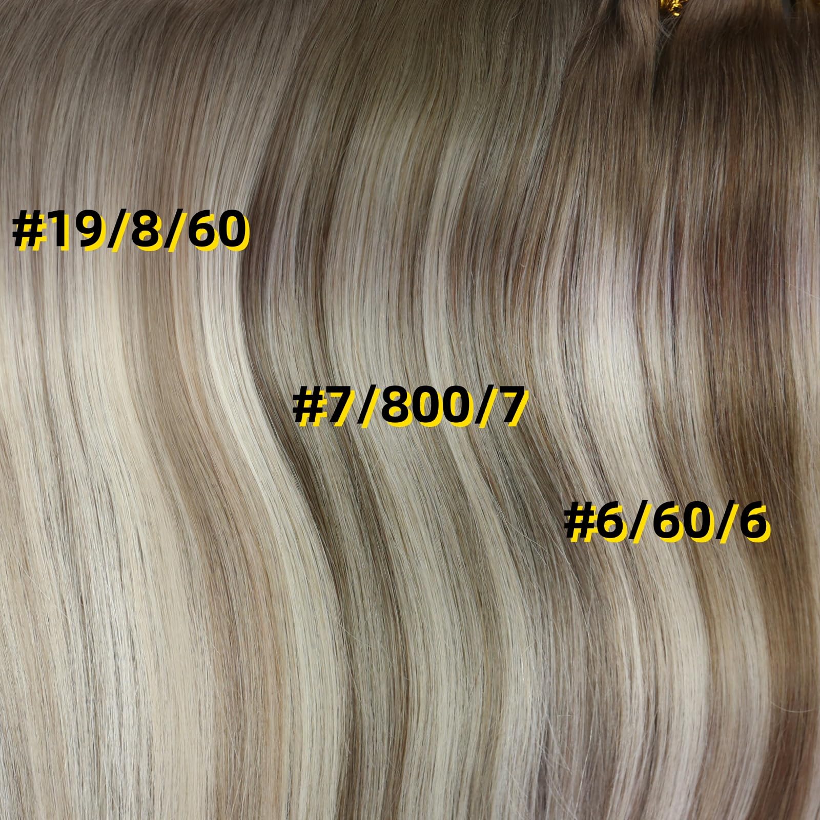 Full Shine Ombre Hair Extensions Clip In Human Hair Double Weft Cool Taupe Tapue And Platinum Blonde 16 Inch Straigjh Seamless C