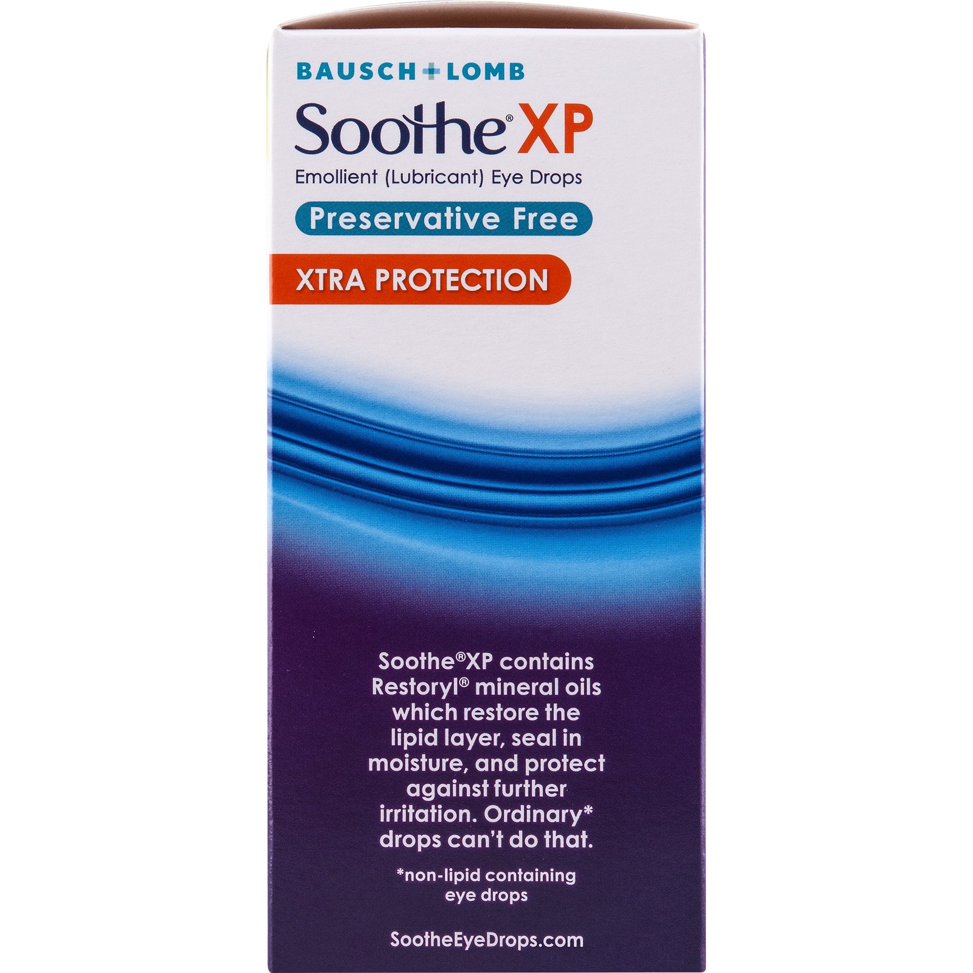 Eye Drops by Bausch  Lomb, Lubricant Relief for Dry Eyes, Soothe XP, Preservative Free, Single Use Dispensers, 03 mL, 30 count