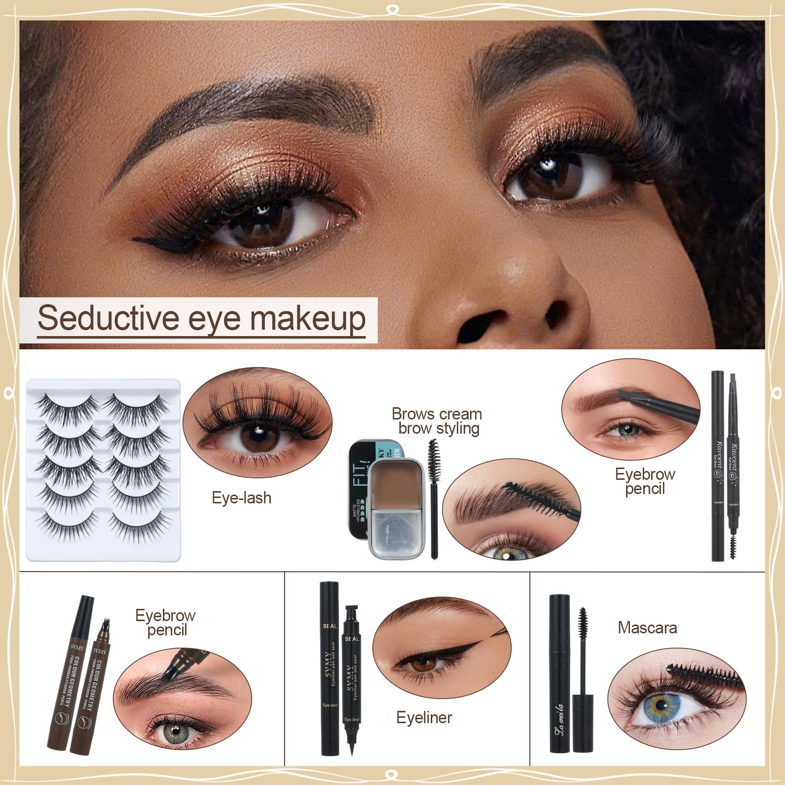 All In One Makeup Kit For Women Full Kit,Travel Makeup Set,Makeup Gift Set For Girls & Teen,Professional Makeup Kit Includes Las