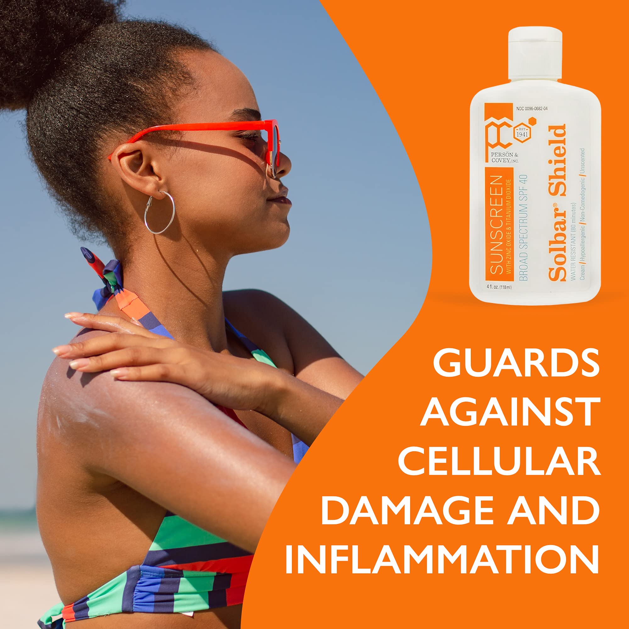 Solbar Shield Sunscreen Spf 40, 4 Oz 2 Pack