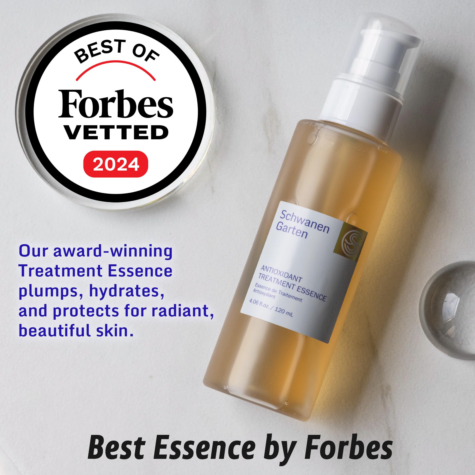 Schwanen Garten Antioxidant Treatment Essence, Skin Balancing Toner For Face With Centella Asiatica, Hydrating, Soothing, Korean