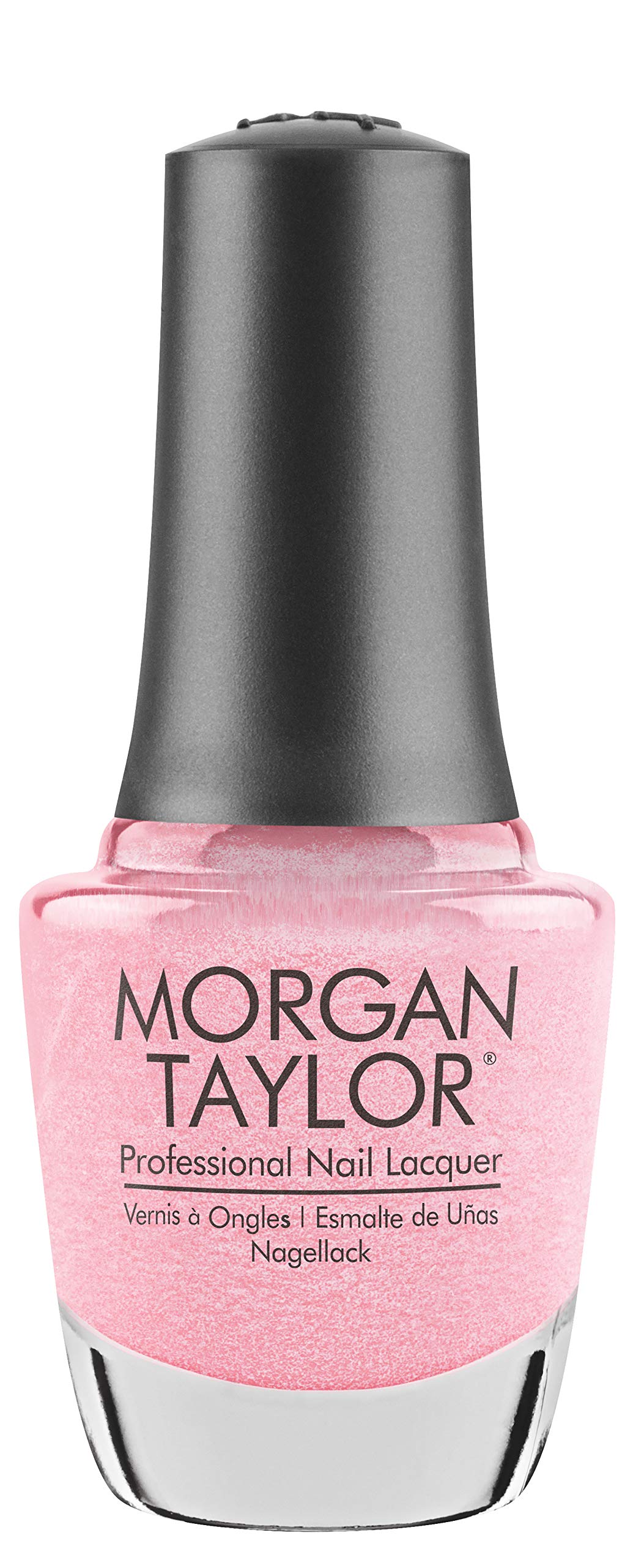 Morgan Taylor Nail Lacquer (Taffeta) Light Pink Professional Lacquer, Vibrant, Chip-Resistant, Fast-Drying, Long-Lasting, High-S