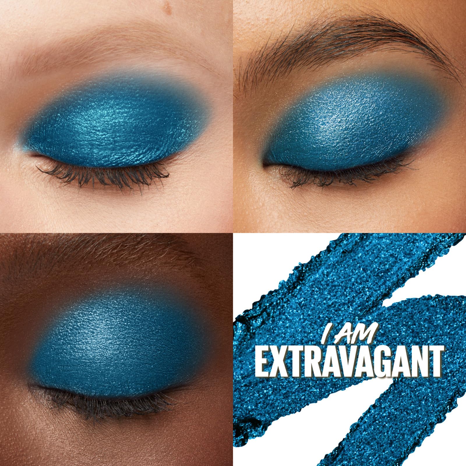 Maybelline Color Tattoo Longwear Multi-Use Eye Shadow Stix, All-In-One Eye Makeup For Up To 24Hr Wear, I Am Extravagant (Blue Sh