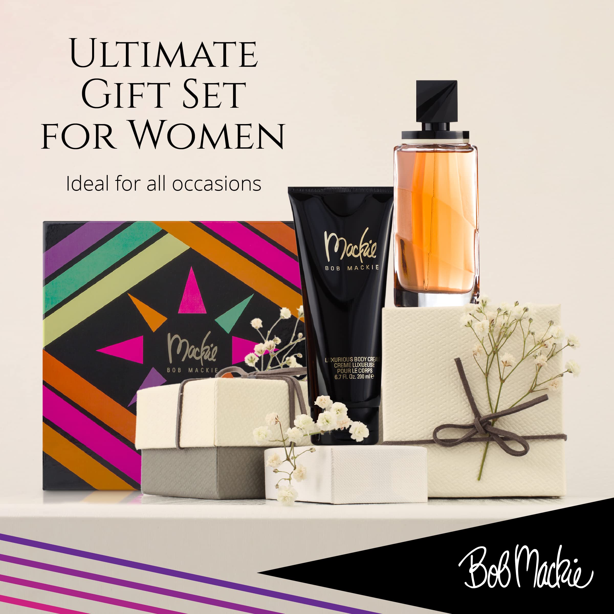 Bob Mackie, Women'S Gift Set, Eau De Toilette Spray 3.4 Oz And Body Lotion 6.7 Oz