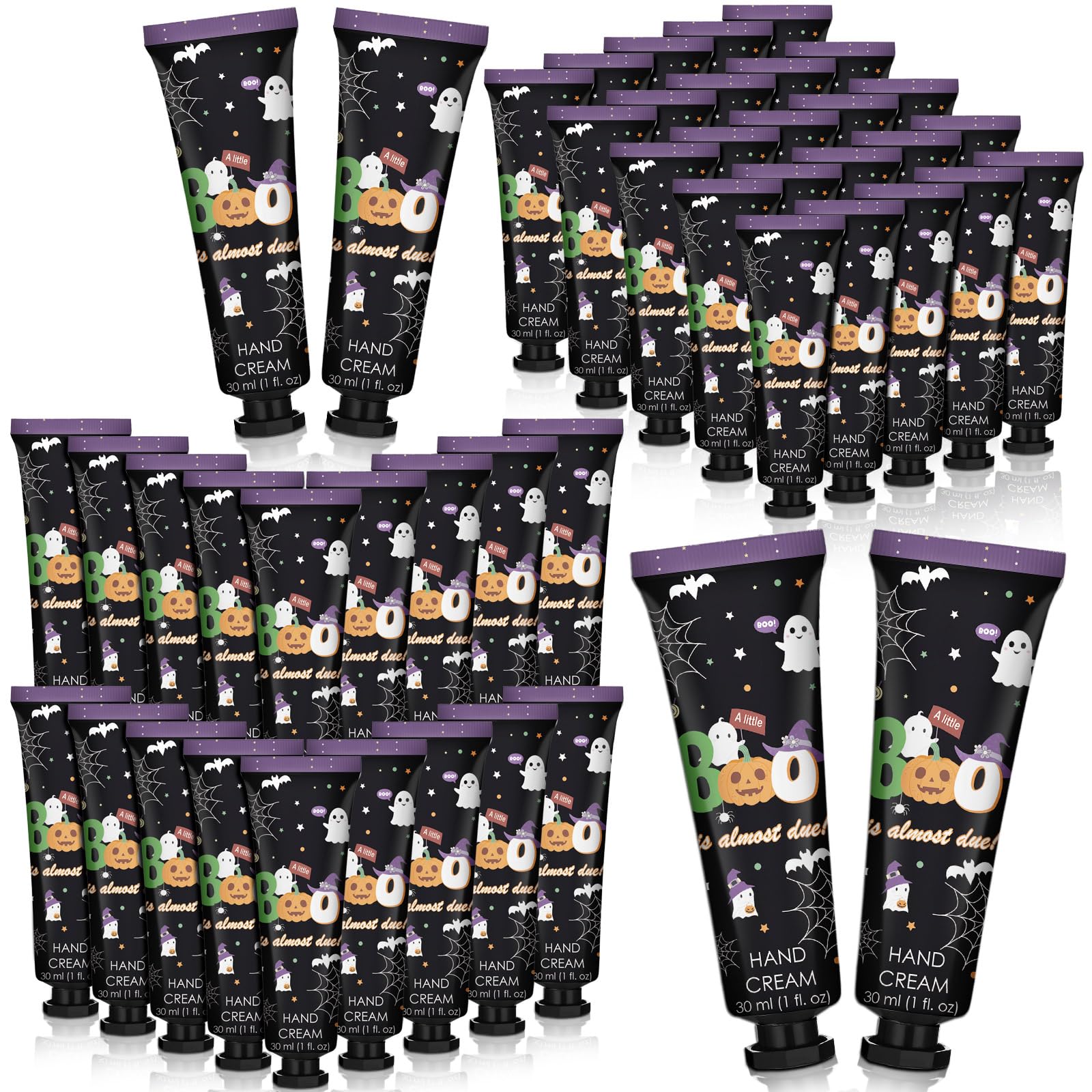 Heigble 48 Sets a Little Boo Is Almost Due Hand Cream Gifts Bulk Halloween Hand Cream Travel Lotion Size Halloween Baby Shower P