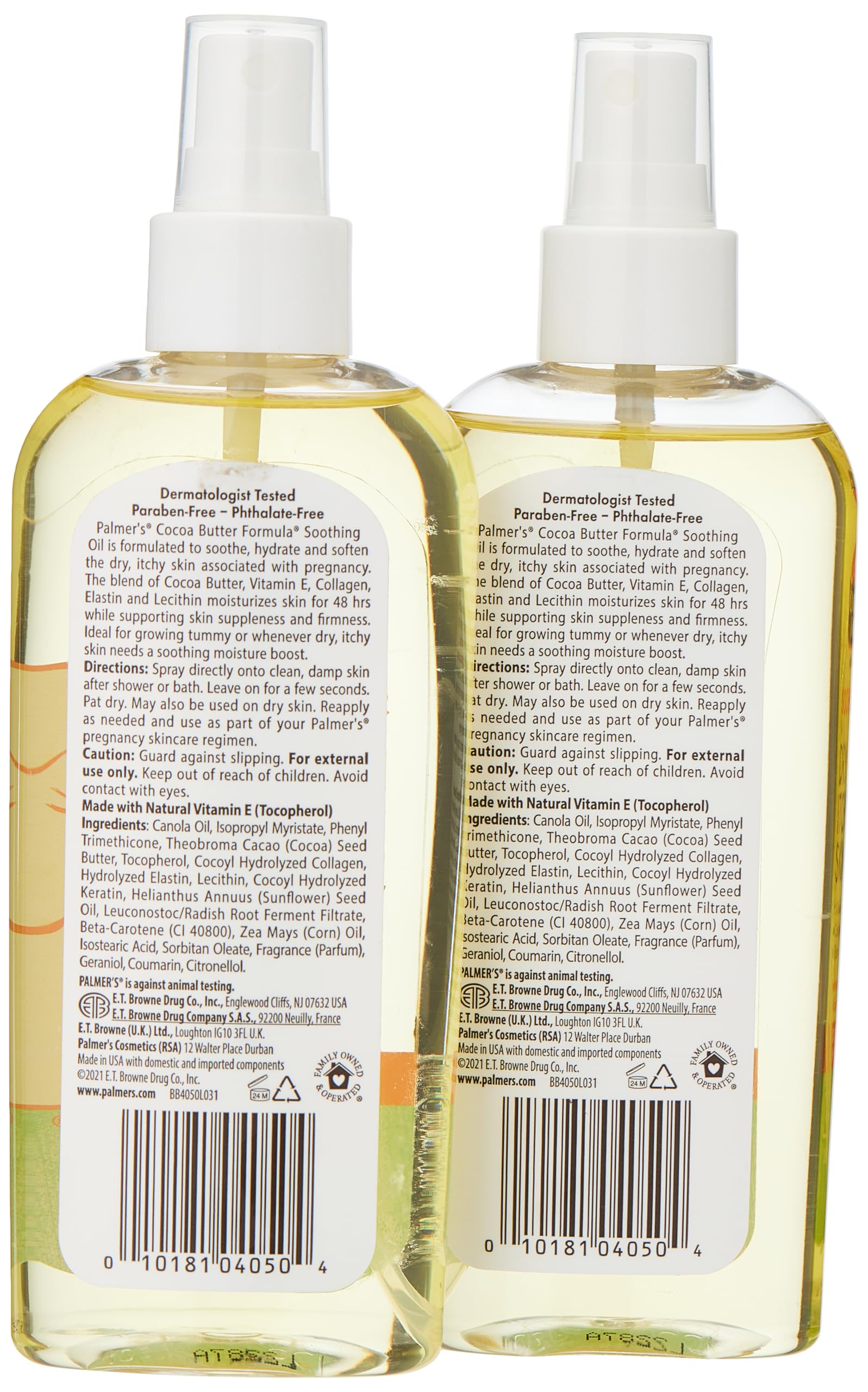 Palmer'S Cocoa Butter Formula Soothing Oil 5.10 Oz ( Pack Of 2)