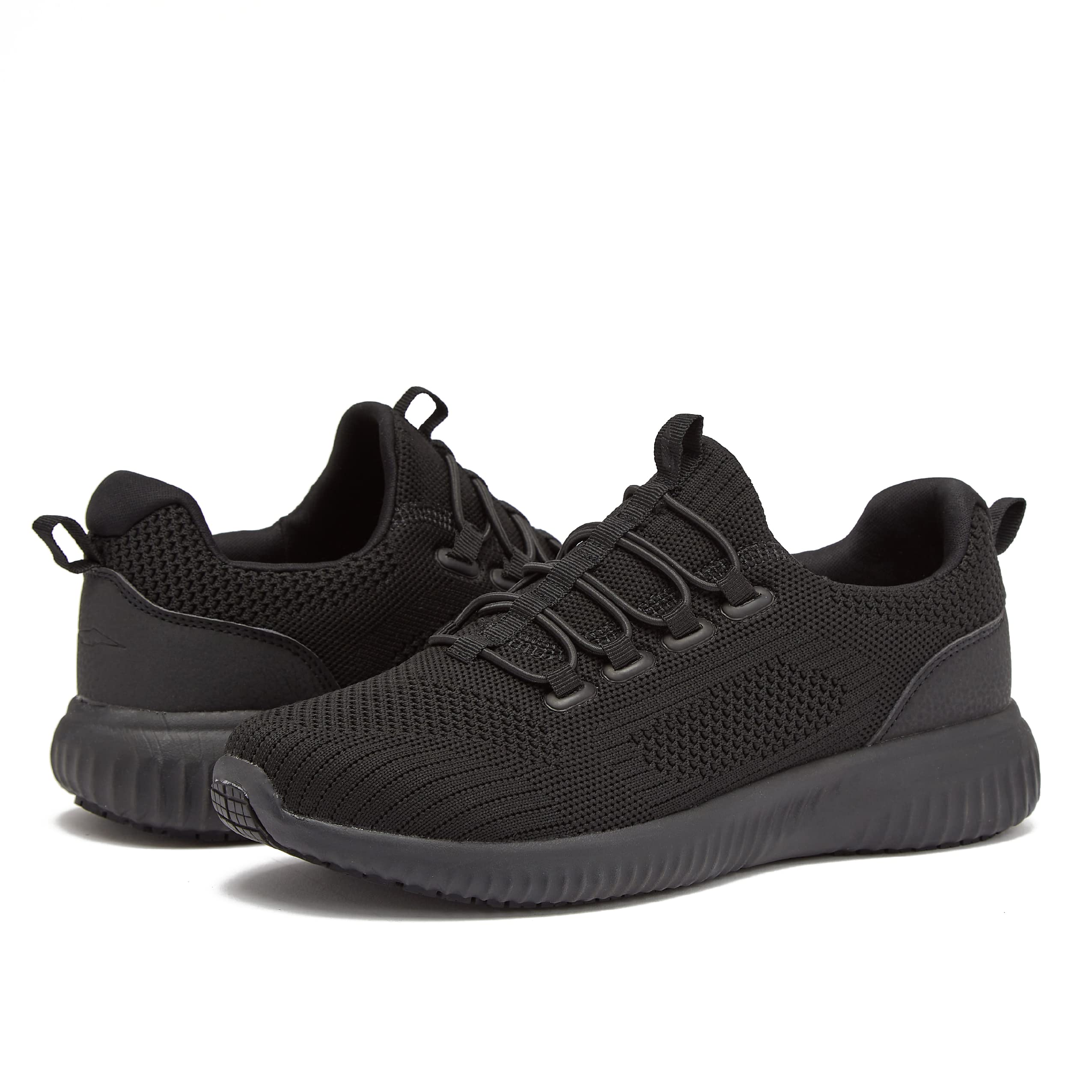 Avia Anchor Sr Mesh Slip On Non Slip Shoes For Women, Water Resistant Womens Restaurant, Work  Food Service Sneakers - Black, 85