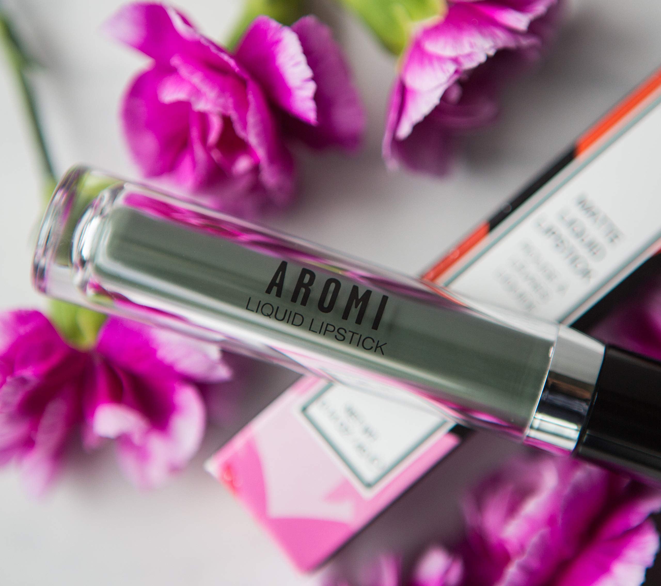 Aromi Olive Green Matte Liquid Lipstick | Sage Lip Color, Vegan, Cruelty-Free, Waterproof, Smudge And Smear Proof, Long-Lasting