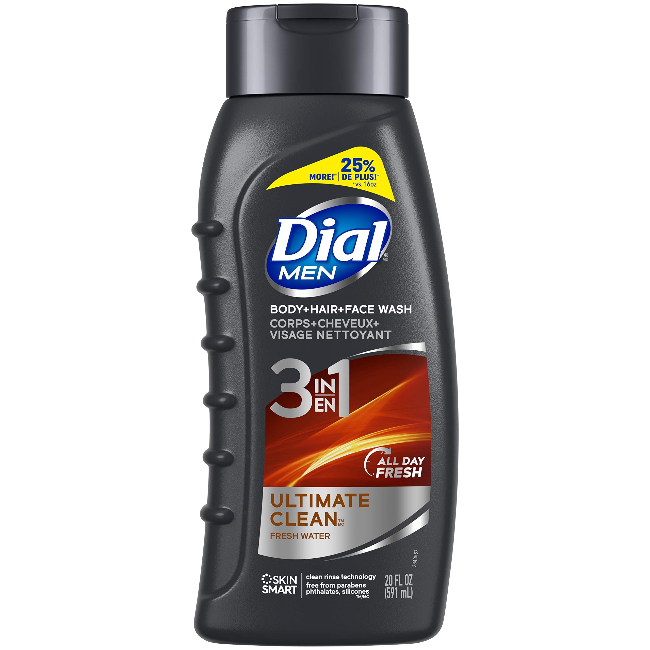Dial for Men Body Wash, Hair + Body, 16 Fl. Oz - 2 pk