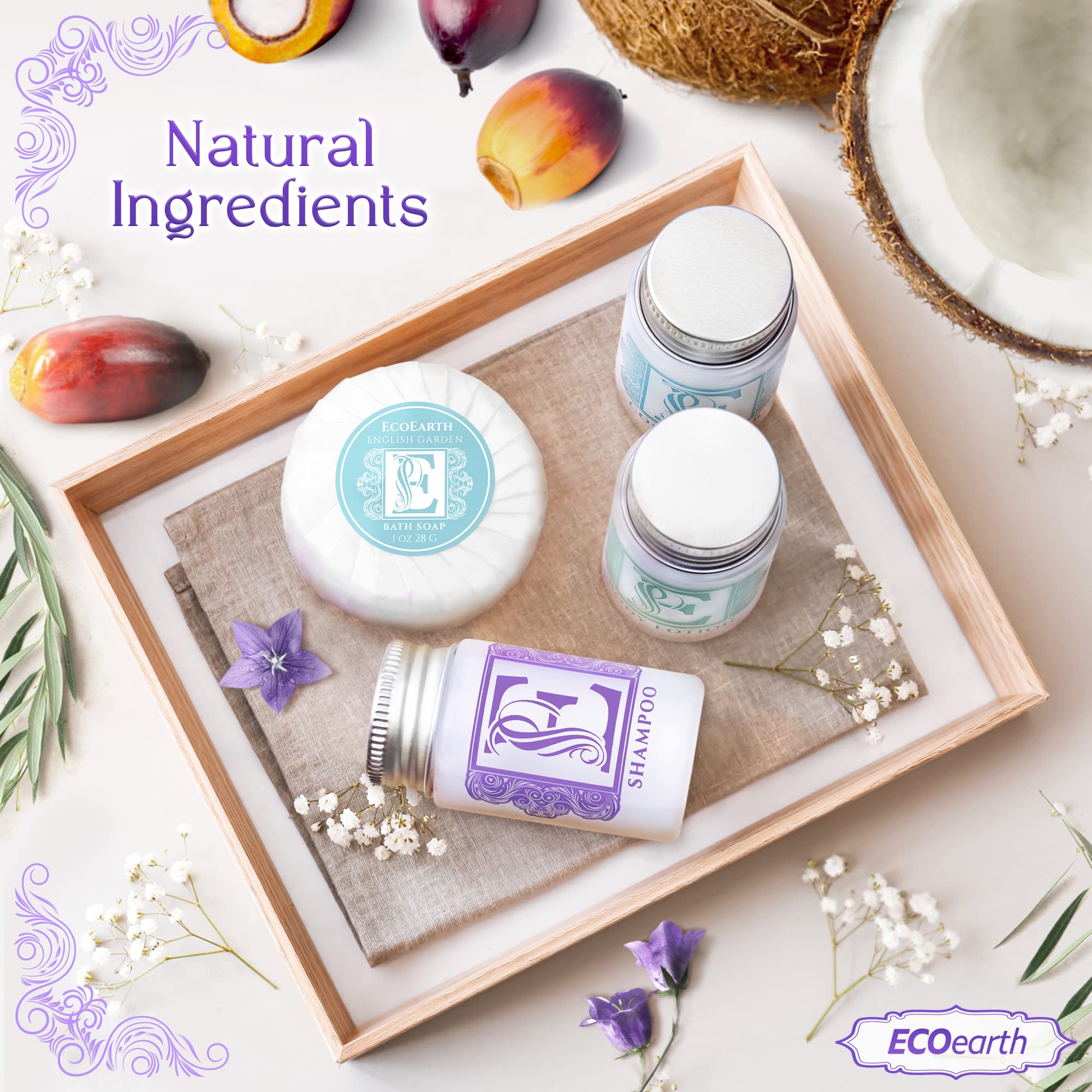 Luxury Travel And Hotel Amenities Set (1 Oz, 150 Pieces), Grade-A Guest Ingredients And Gift Packaging Toiletries, Includes 50 R