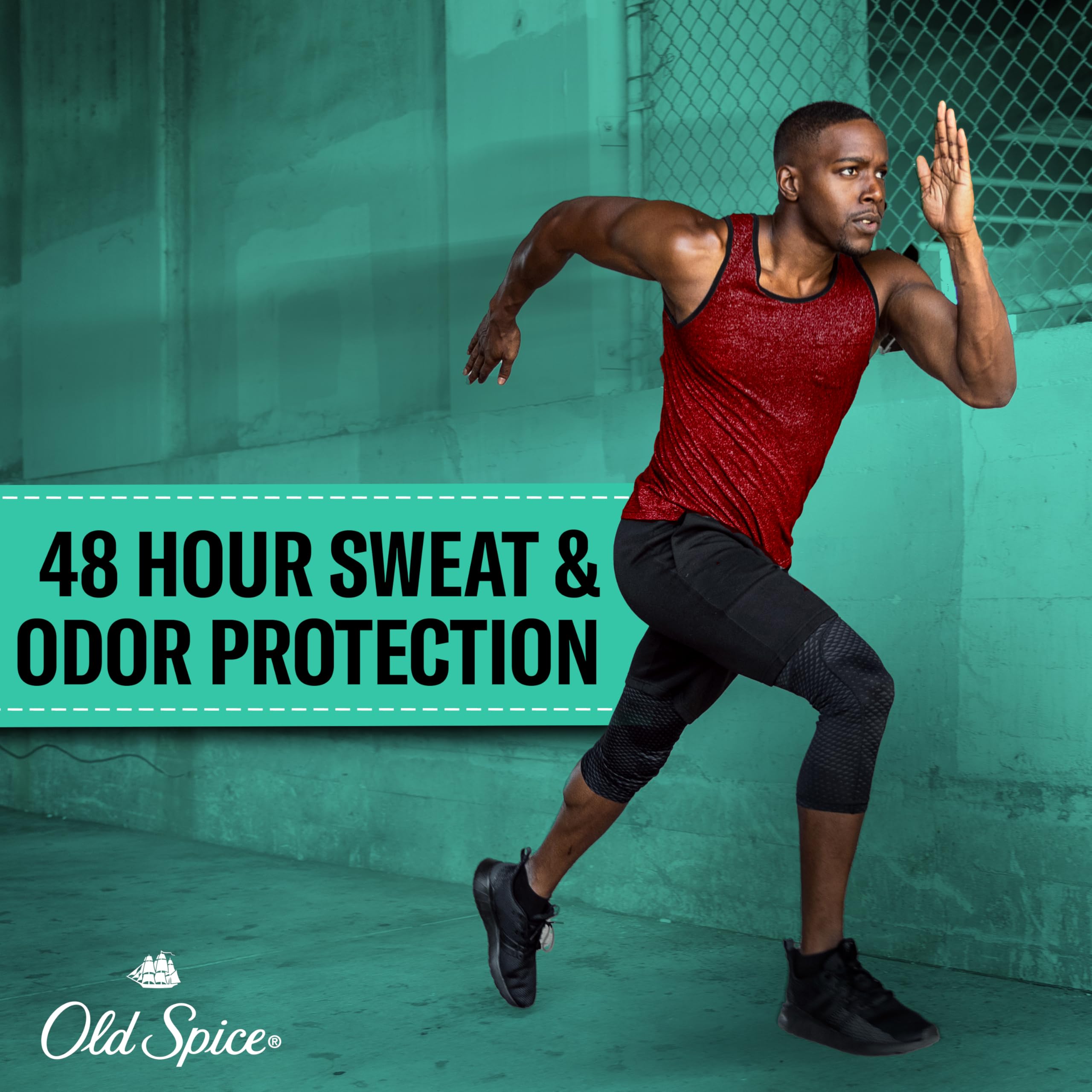 Old Spice High Endurance Anti-Perspirant Deodorant for Men, 48 Hour Protection, Pure Sport Scent, 0.5 Oz (Pack of 24)