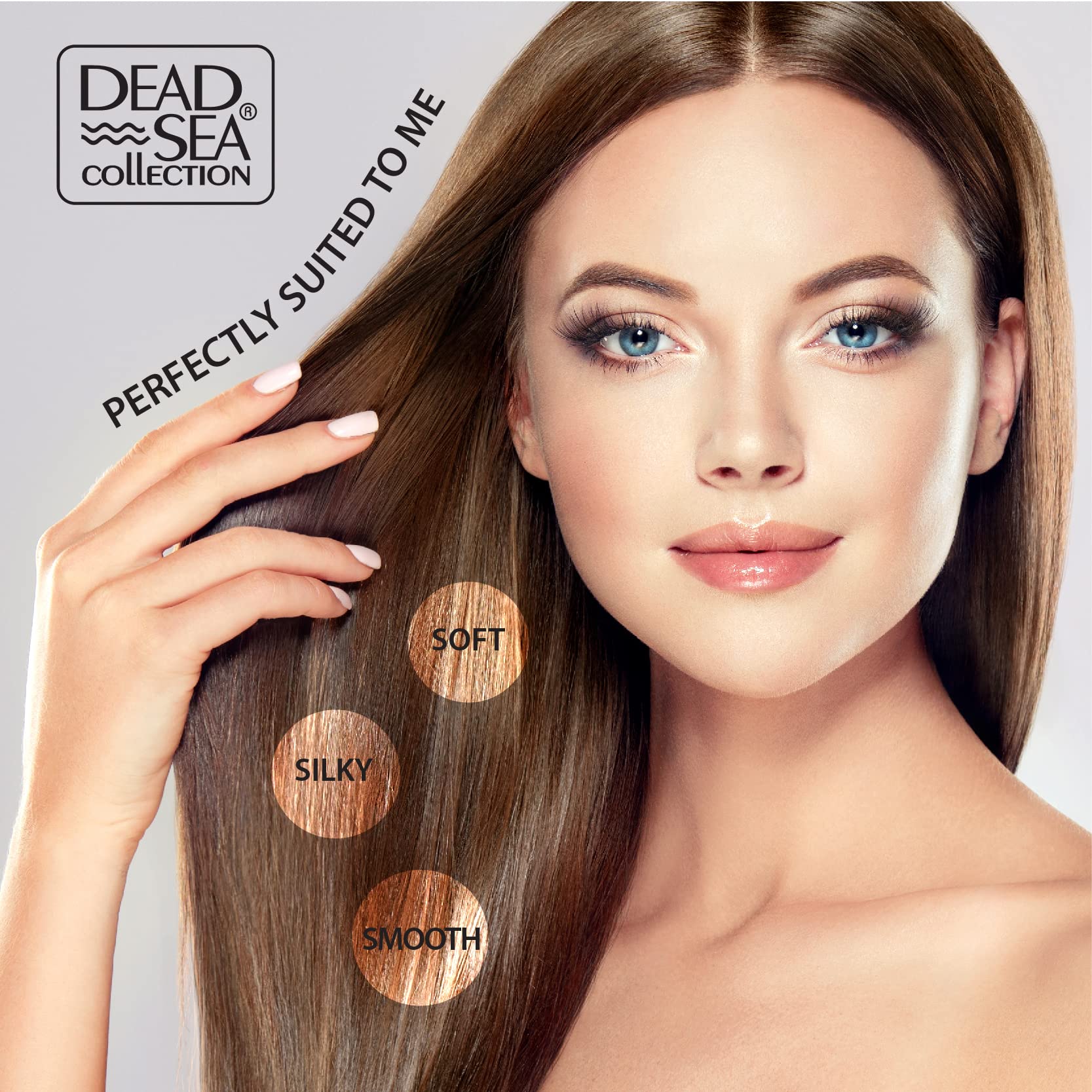 Dead Sea Collection Shampoo and Conditioner Set with Coconut Oil - Hydrating Softening Hair Products with Dead Sea Minerals for