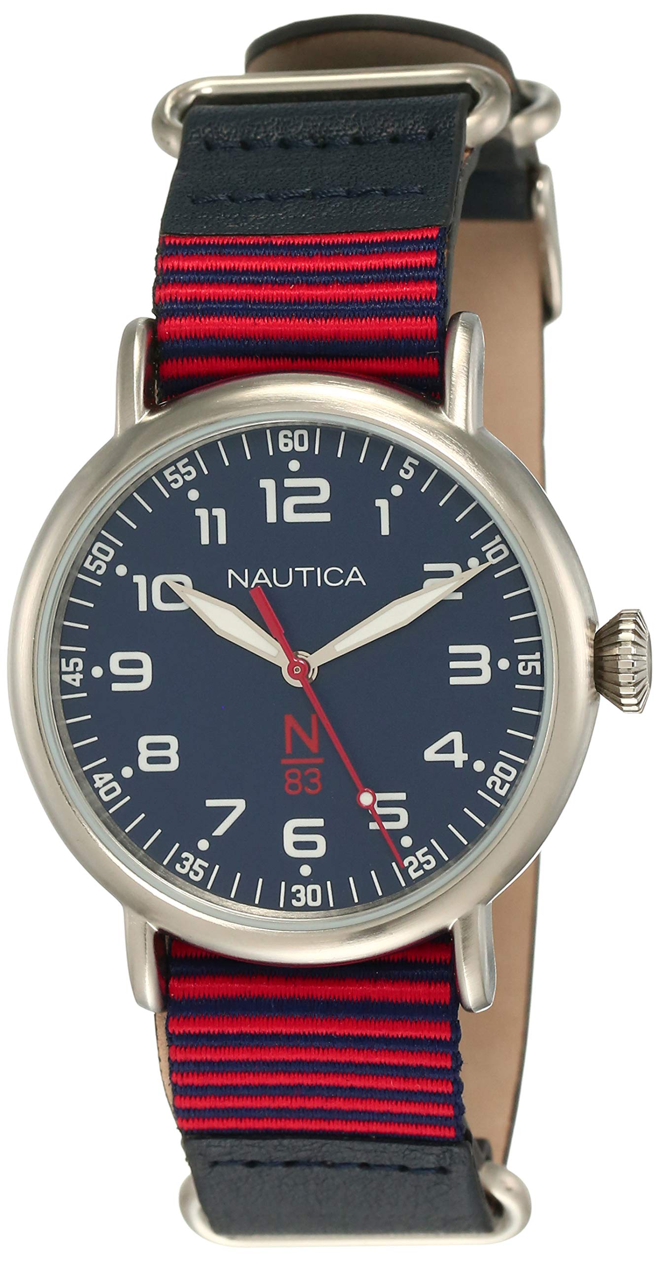 Nautica Analog Silver Dial MenS WatchNapwls902