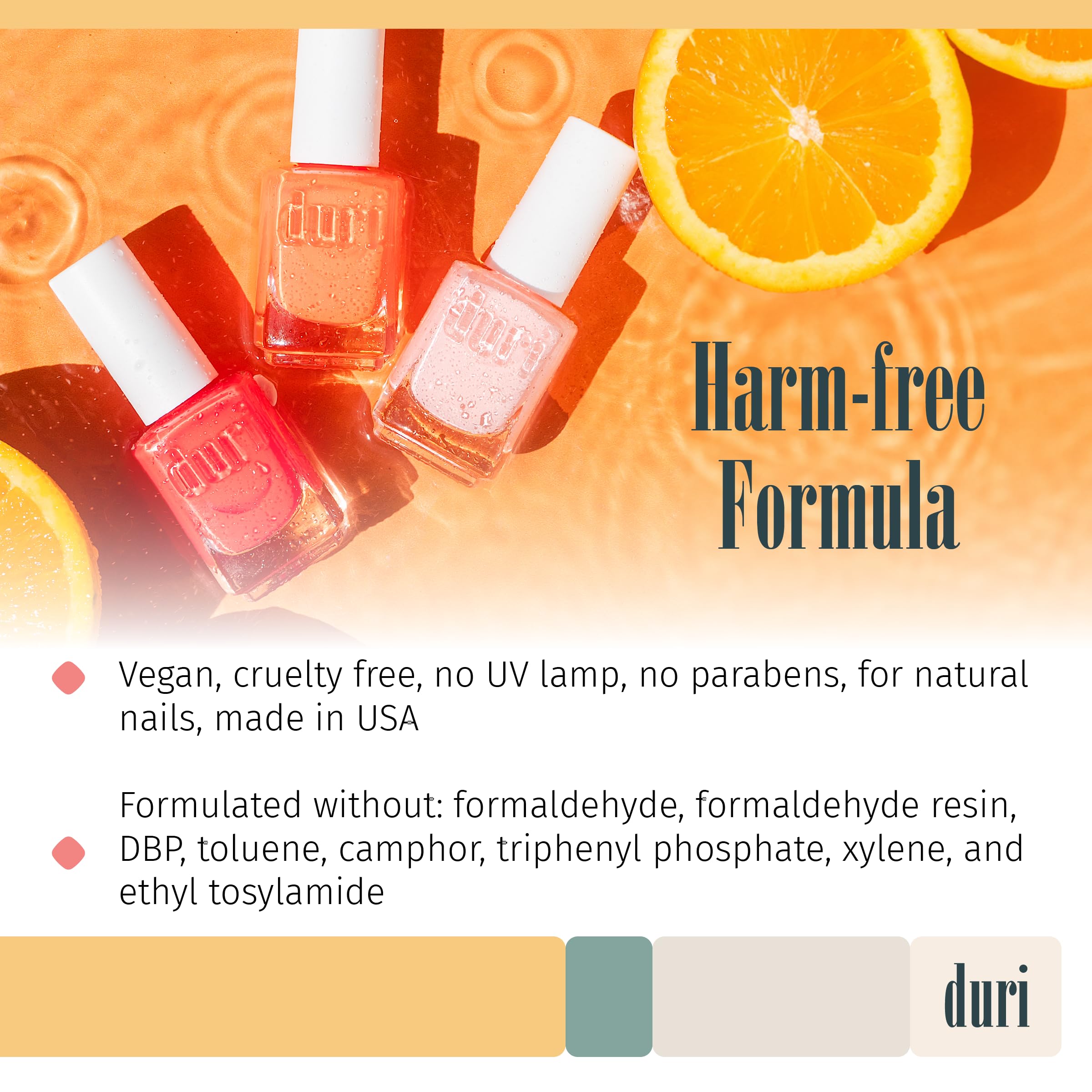 Duri 153N Bedeviled - Neon Orange Nail Polish