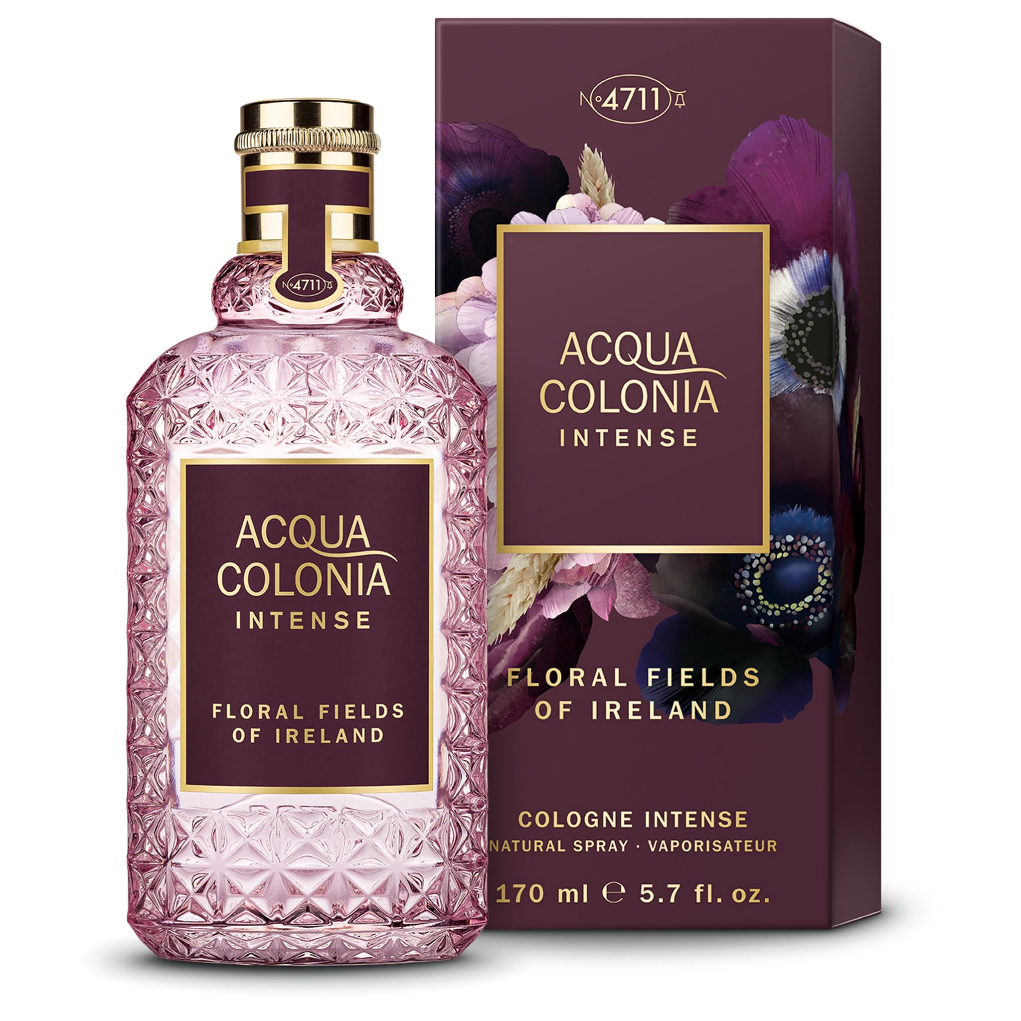 Acqua Colonia Intense Floral Fields Of Ireland By 4711, 5.7 Oz Cologne Intense Spray Unisex