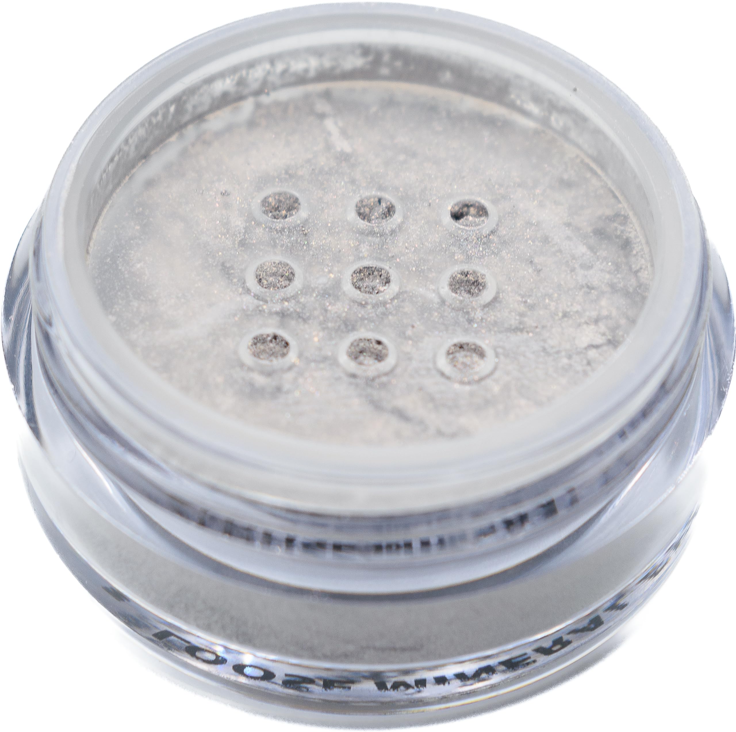 Pure Ziva Funky Frost Silver Grey Metallic Mineral Single Loose Powder Eyeshadow, Vegan, Talc & Paraben Free, No Animal Testing