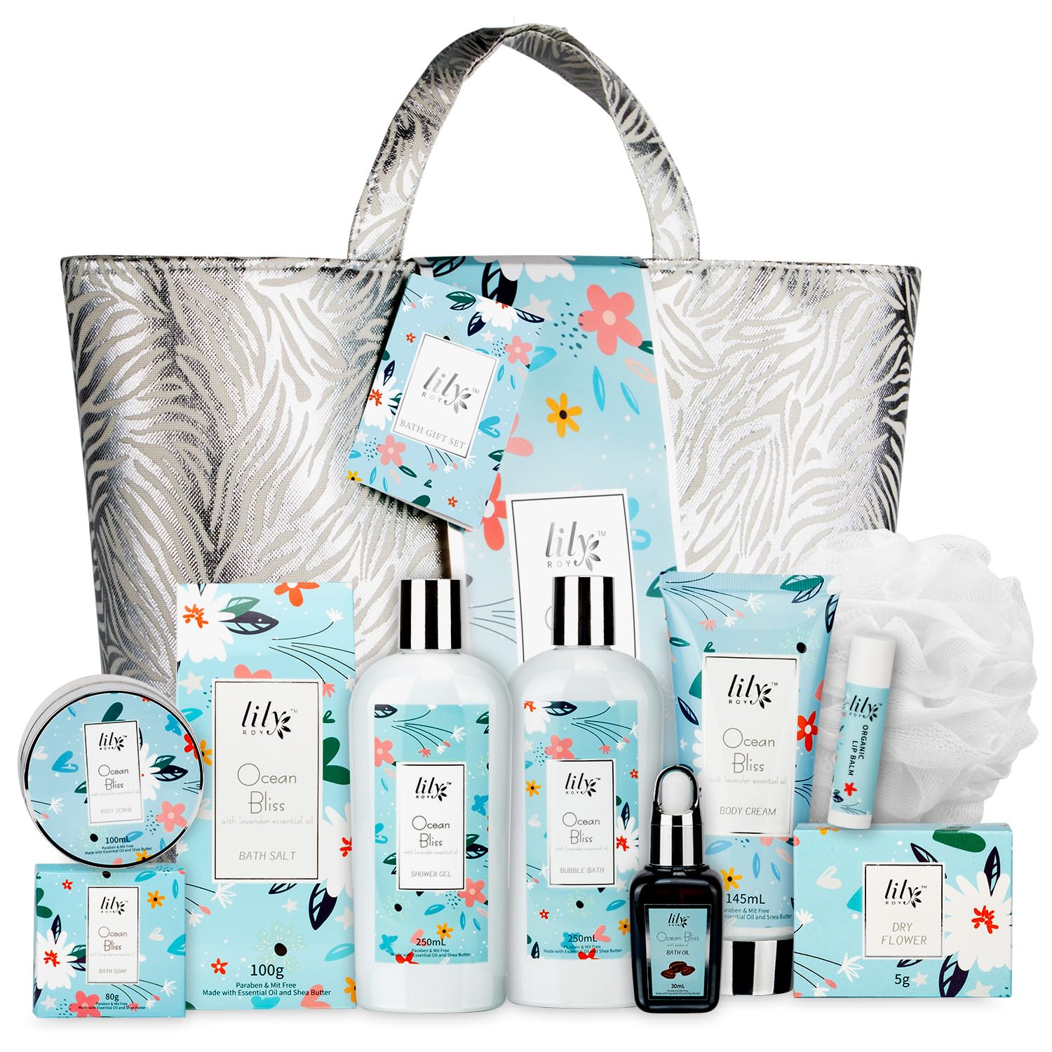 Spa Gift Set For Women Bath And Body Gift Set For Women Spa Set Bath Set For Women Valentines Day Gifts Luxury Bag Set For Mothe