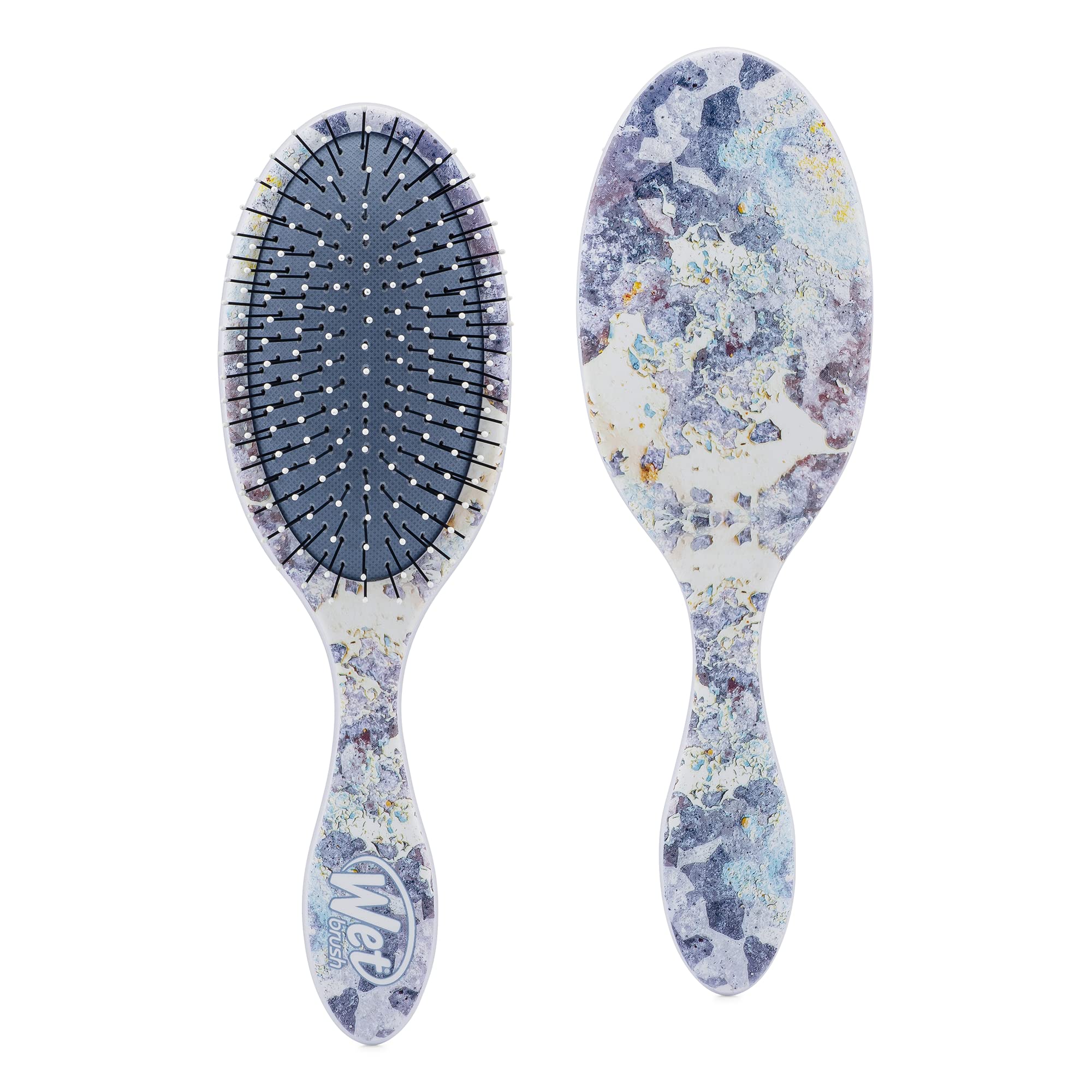Wet Brush Original Detangler Hair Brush - Abstract Mineral Purple Cloud - All Hair Types - Ultra-Soft IntelliFlex Detangler Bris