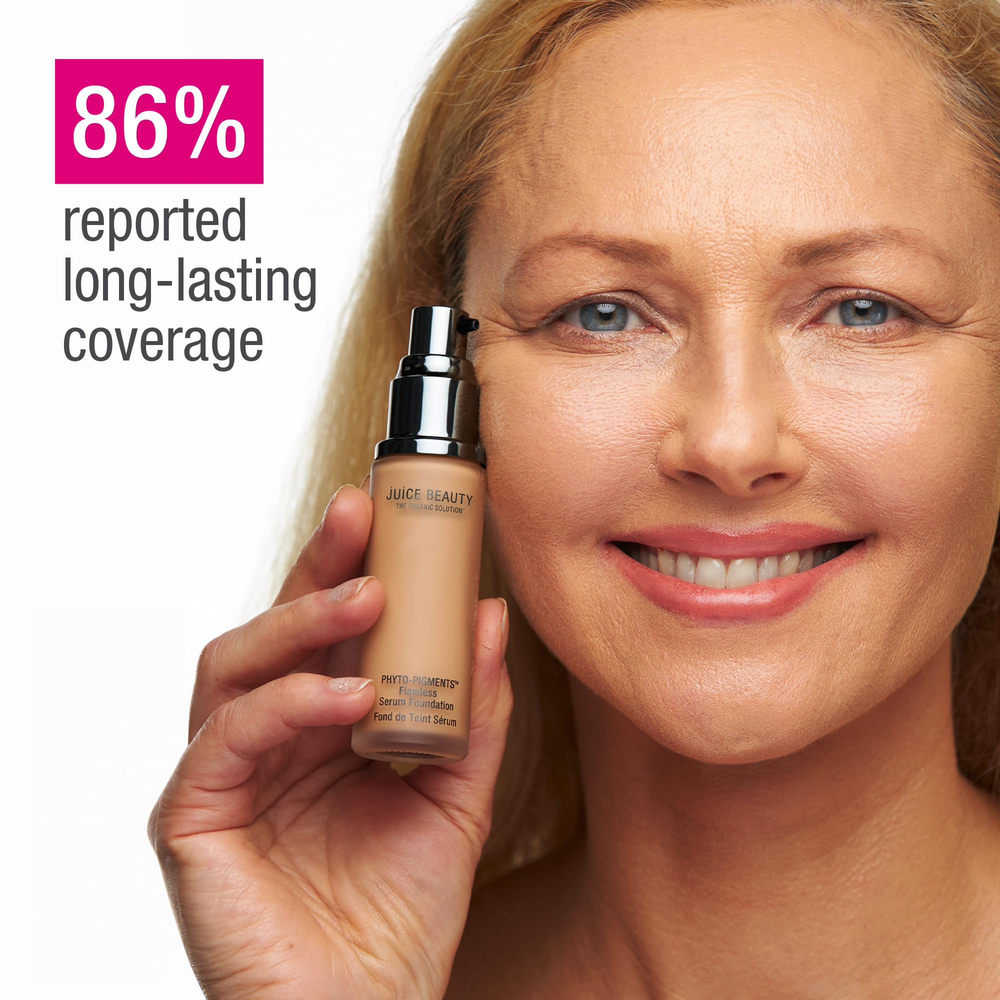 Juice Beauty PHYTO-PIGMENTS Flawless Serum Foundation - Medium Tawny| Skin-Perfecting + Age-Defying Serum in One | Plant-Derived