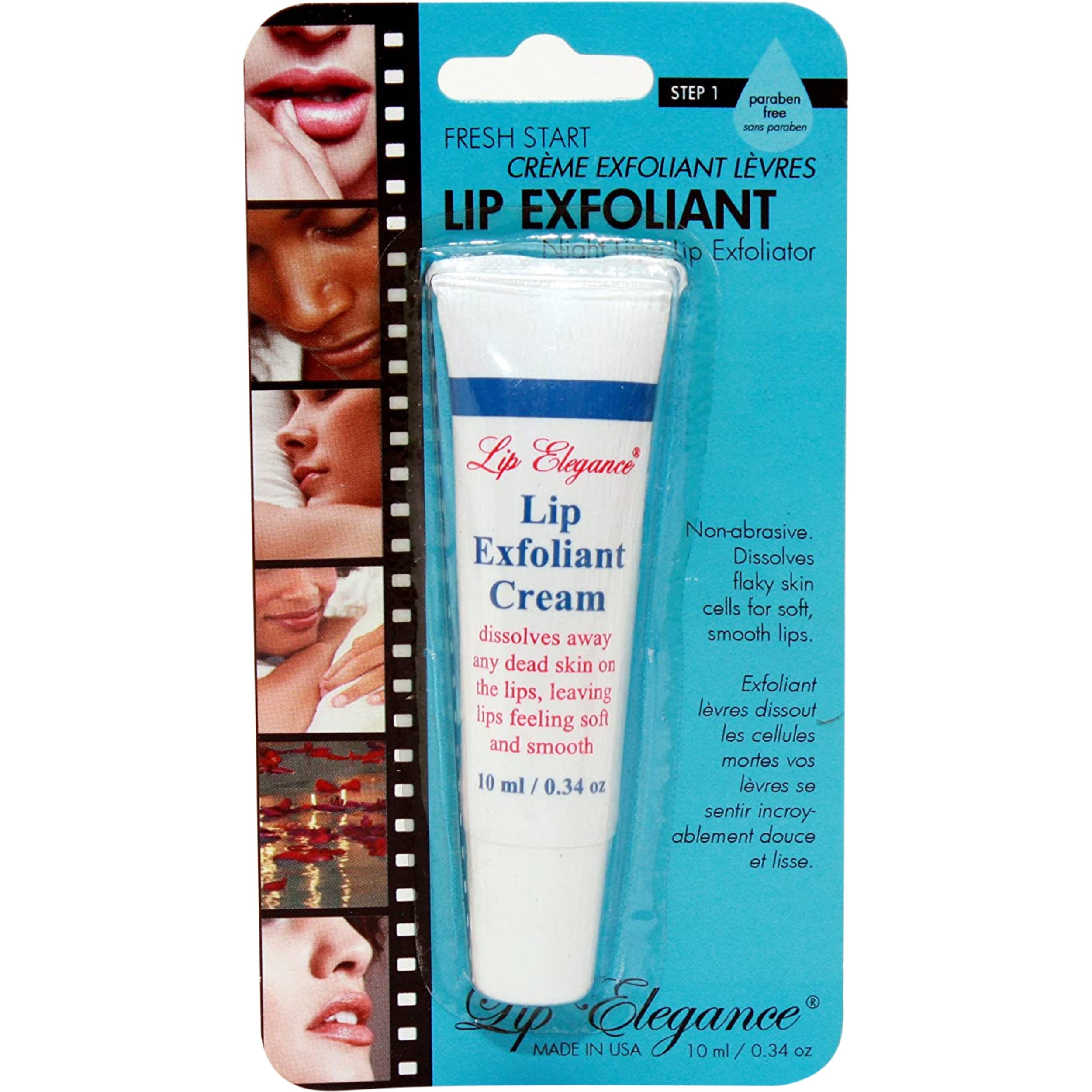Lip Elegance Lip Exfoliator Cream - Intense Lip Repair and Lip Treatment Lip Exfoliant Cream - Lip Scrub Cream for Everday Lip C