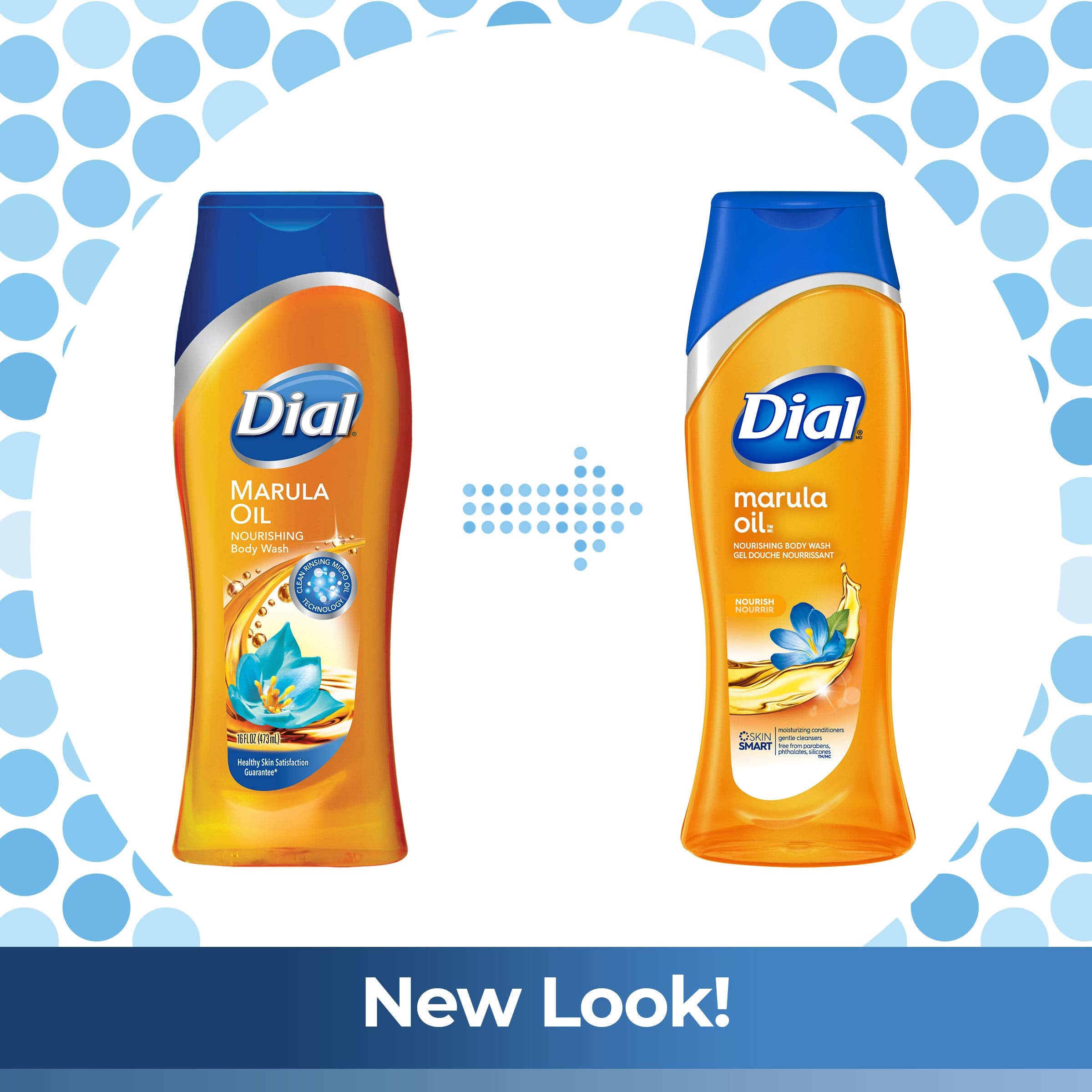 Dial Body Wash, Miracle Oil With Coconut Oil, 16 Fluid Ounces (Pack Of 3)
