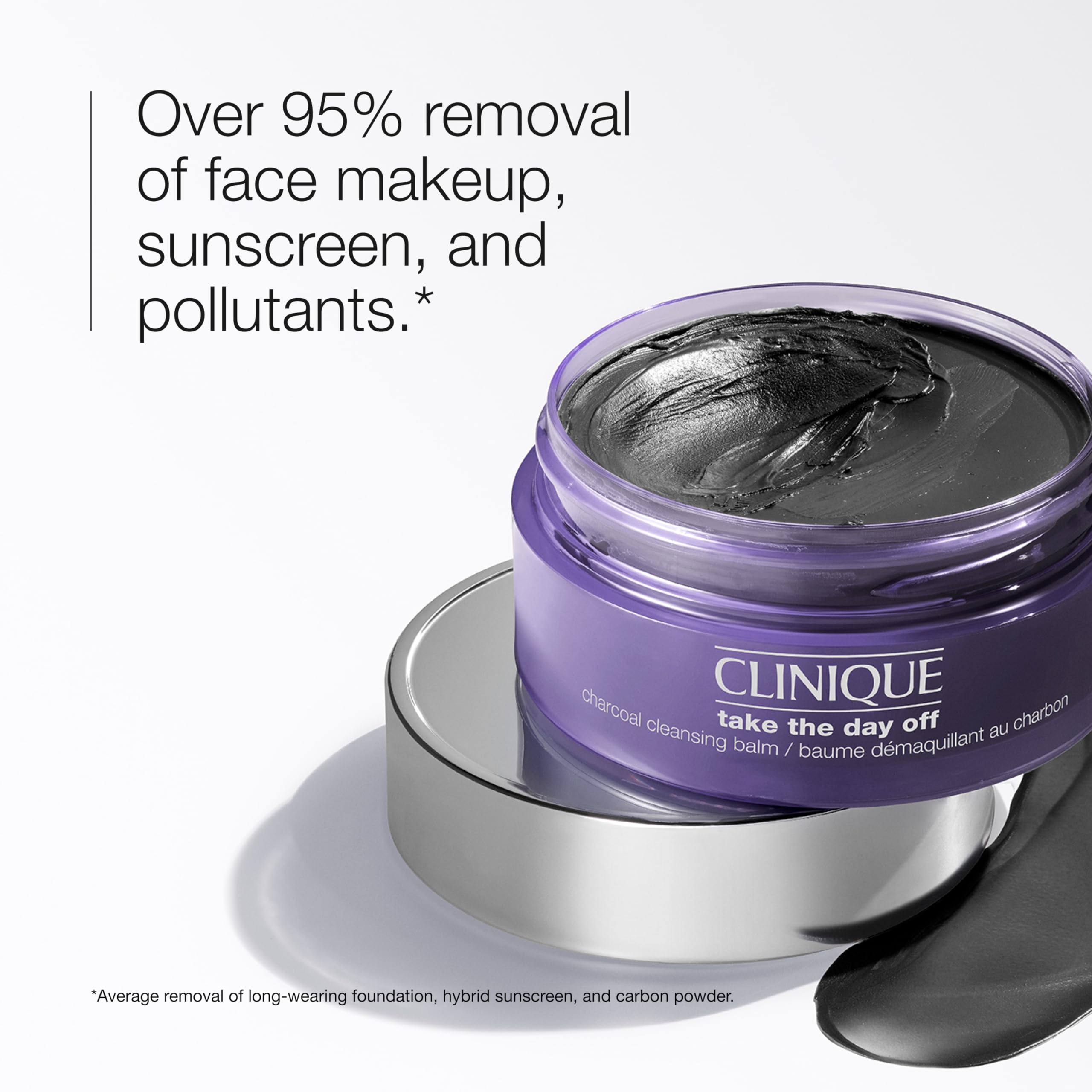 Clinique Take The Day Off Charcoal Cleansing Balm Makeup Remover, 1 Ounce - Dissolves Makeup & Sunscreen, Model V735010000