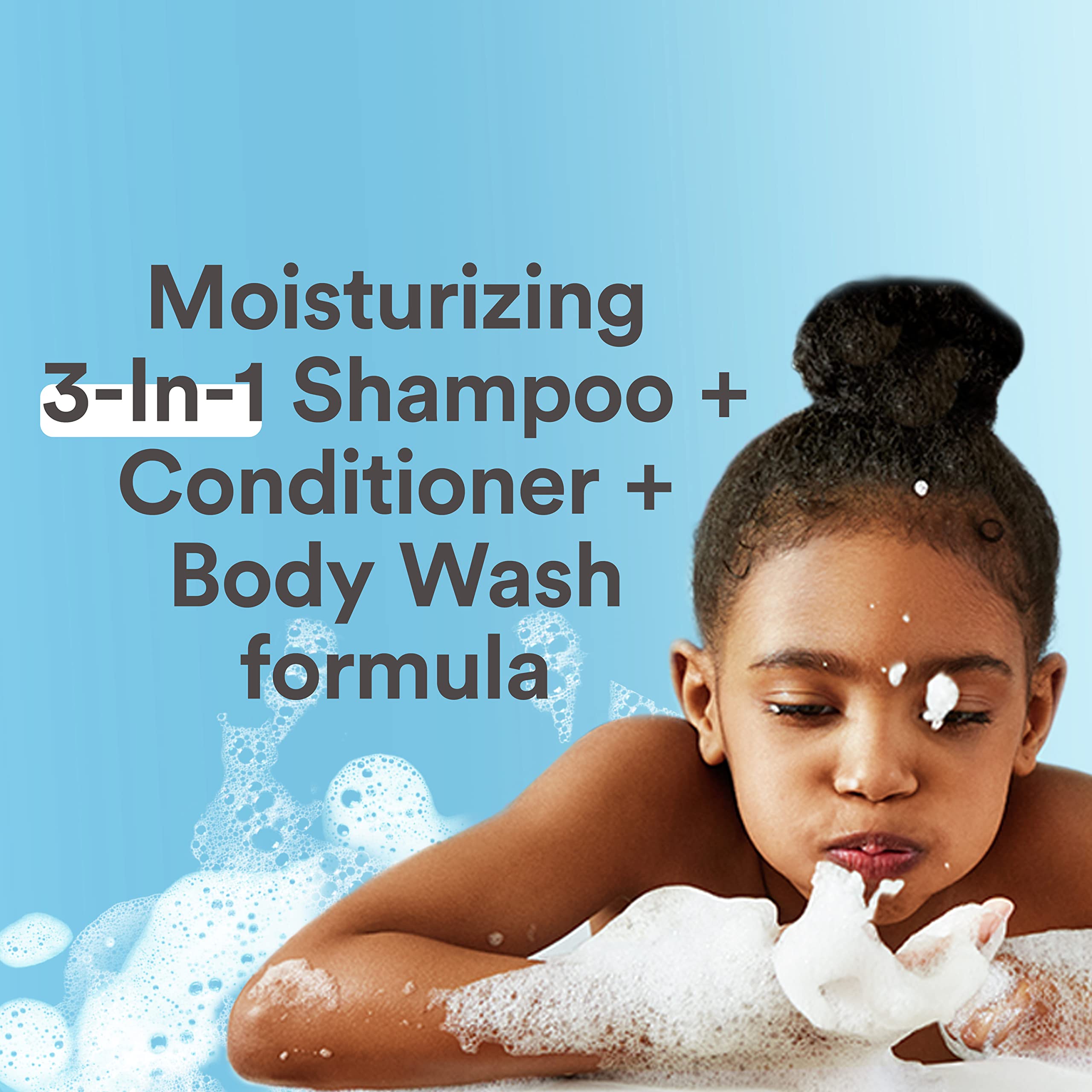 Suave Kids 3-In-1 Shampoo Conditioner Body Wash Purely Fun Makes Bath Time Quick And Easy, Paraben Free And Dermatologist Tested