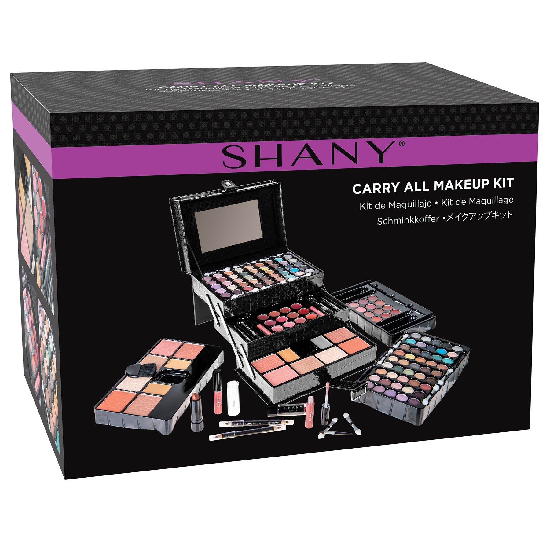 Shany All In One Makeup Kit (Eyeshadow, Blushes, Face Powder, Lipstick, Eye Liners, Makeup Pencils And Makeup Mirror - Makeup Se