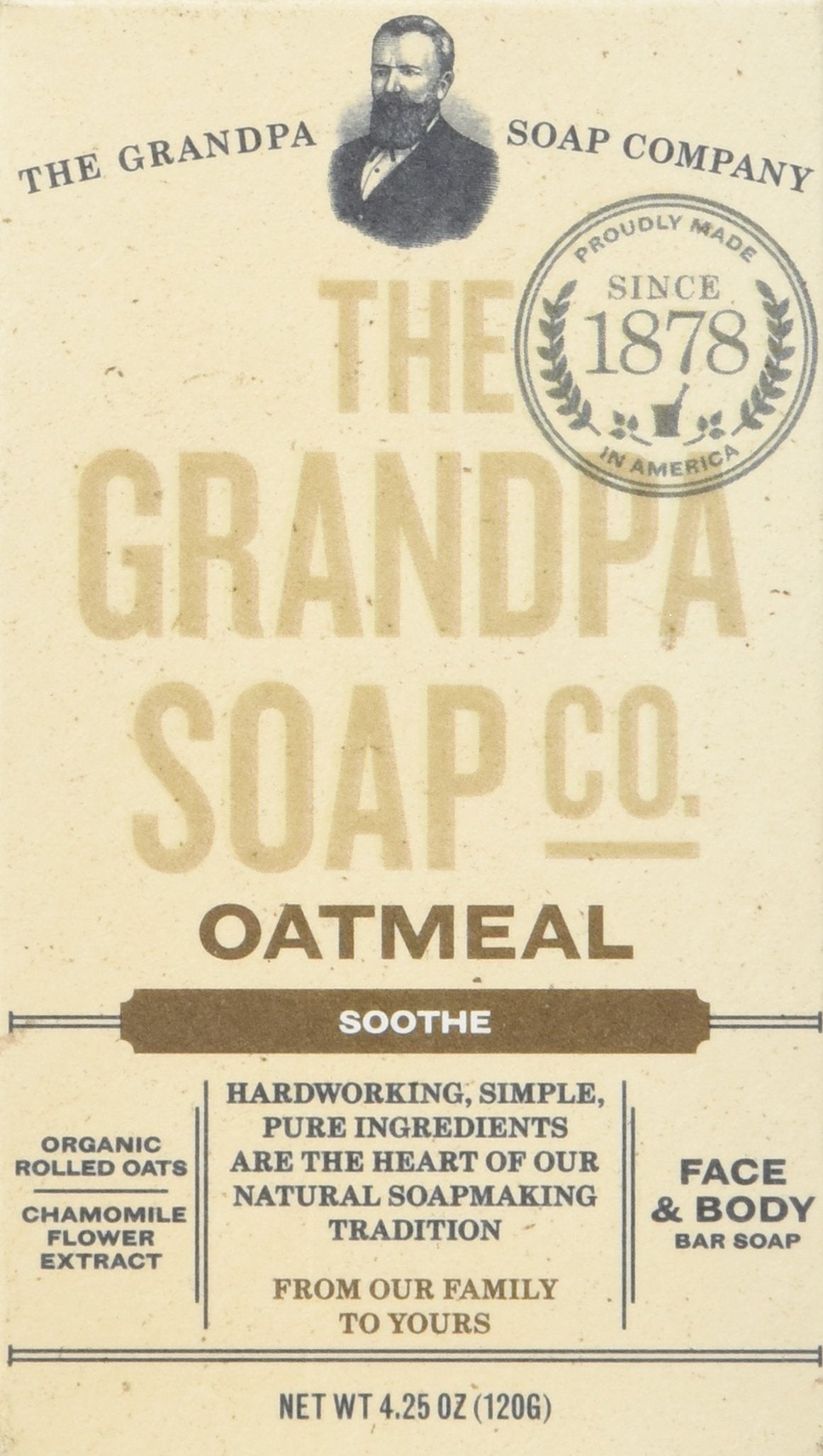 Grandpas Soap Bar Oatmeal, 1 Count
