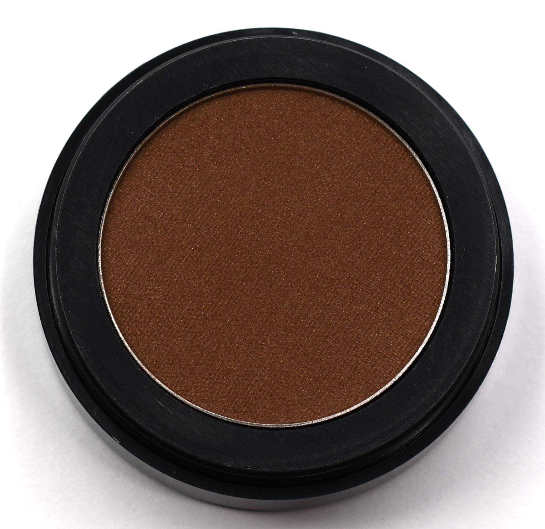 Pure Ziva Brazilian Brown Cinnamon Chestnut Bronze Pressed Powder Single Vegan Eyeshadow; Talc, Paraben & Cruelty Free