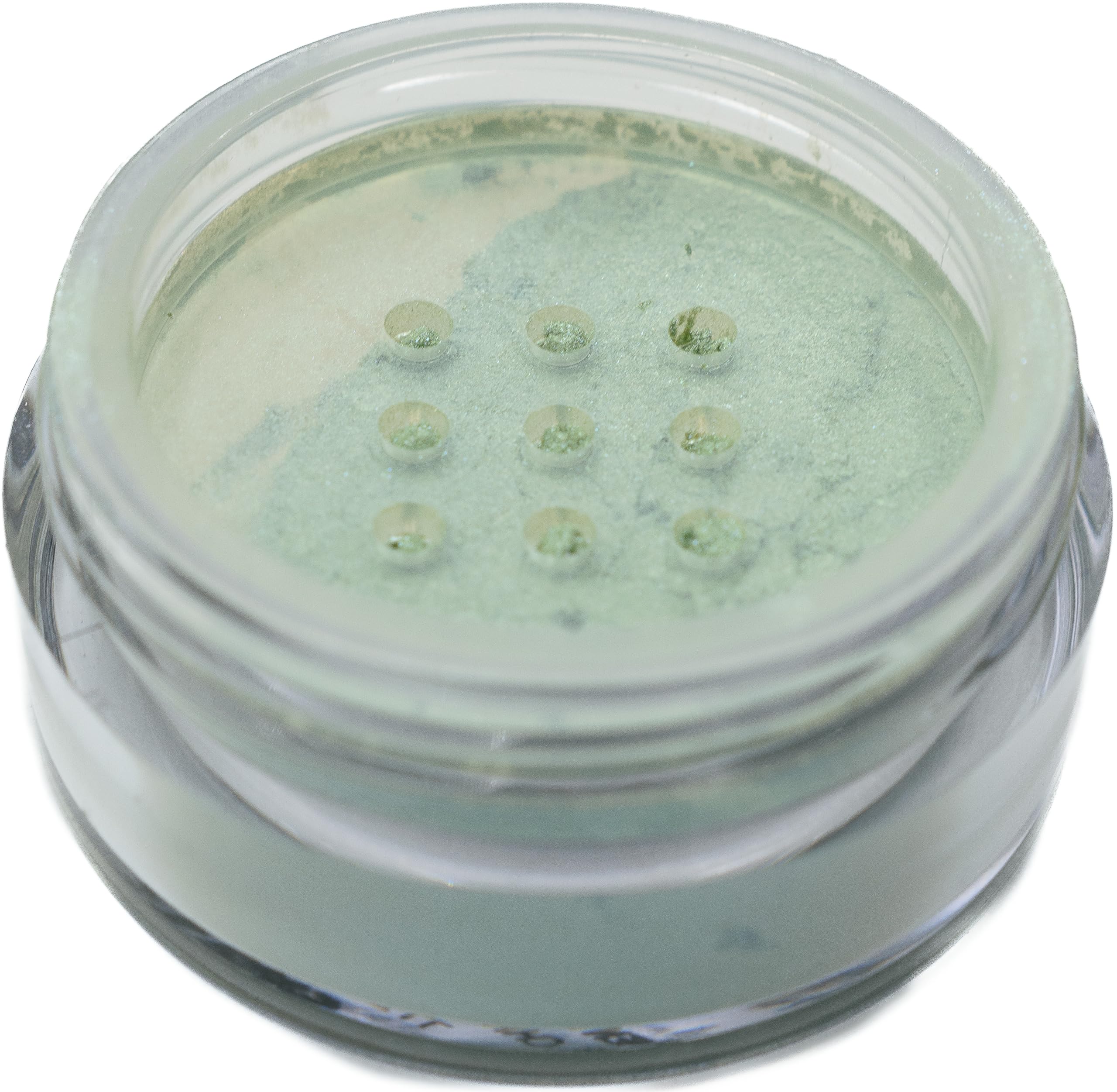 Pure Ziva Beautiful Mint Julep Green Sparkle Single Loose Powder Eyeshadow; Vegan, Talc & Paraben Free